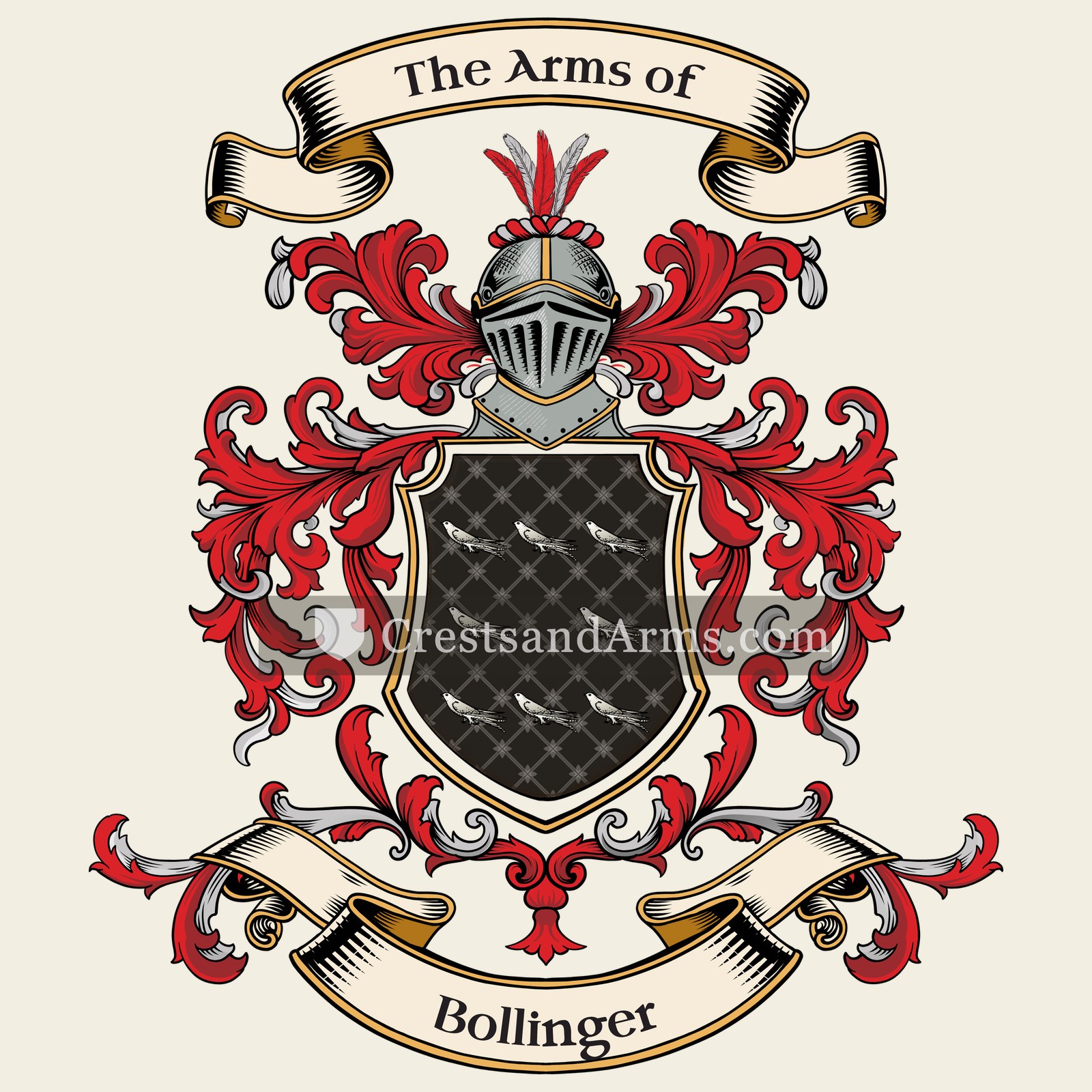 The Bollinger coat of arms