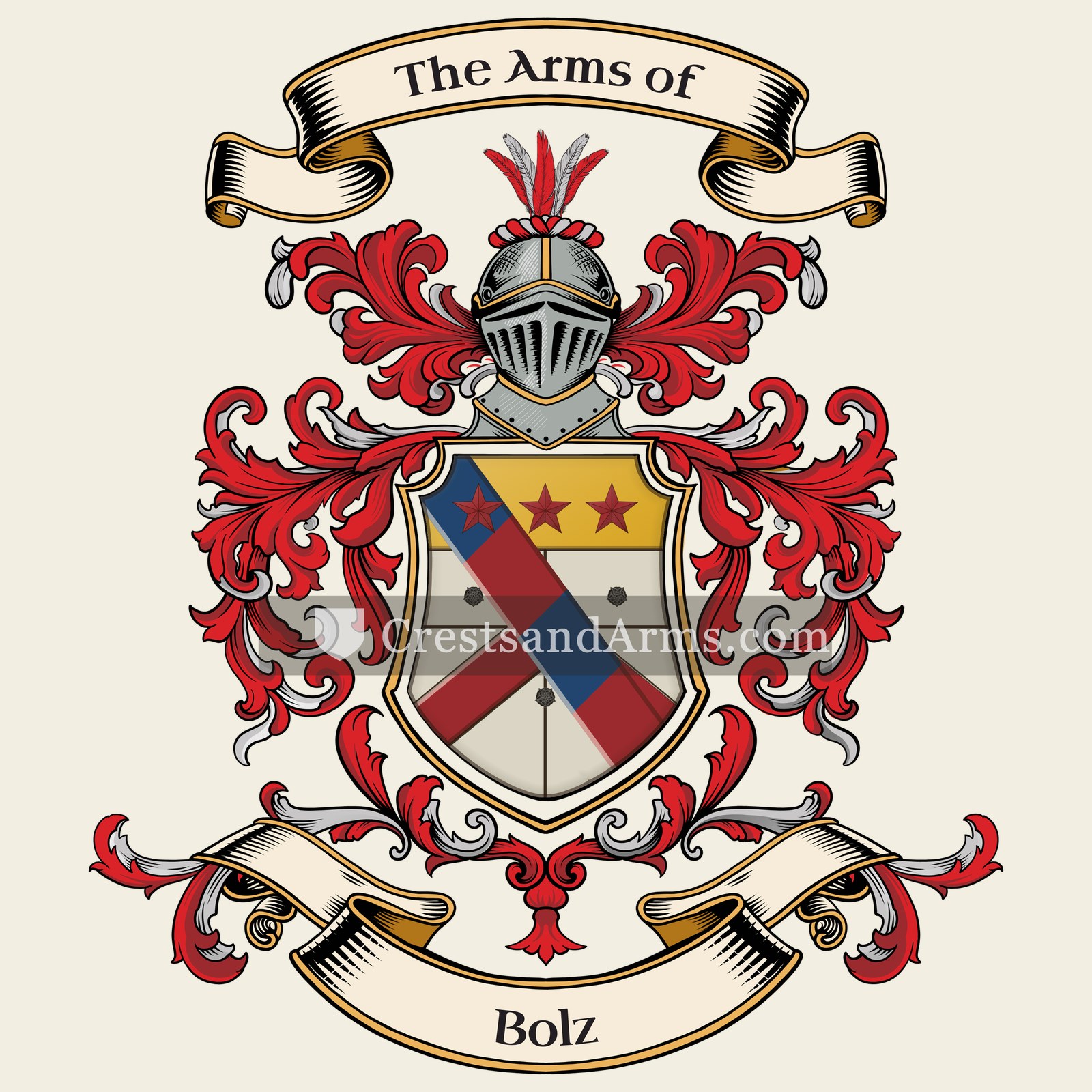 The Bolz coat of arms