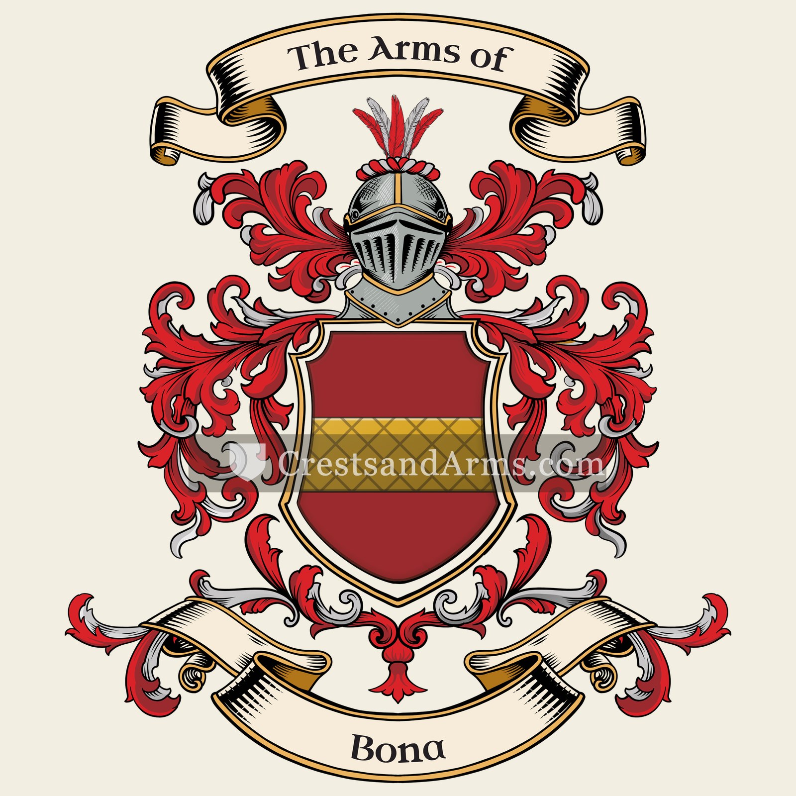 The Bona coat of arms