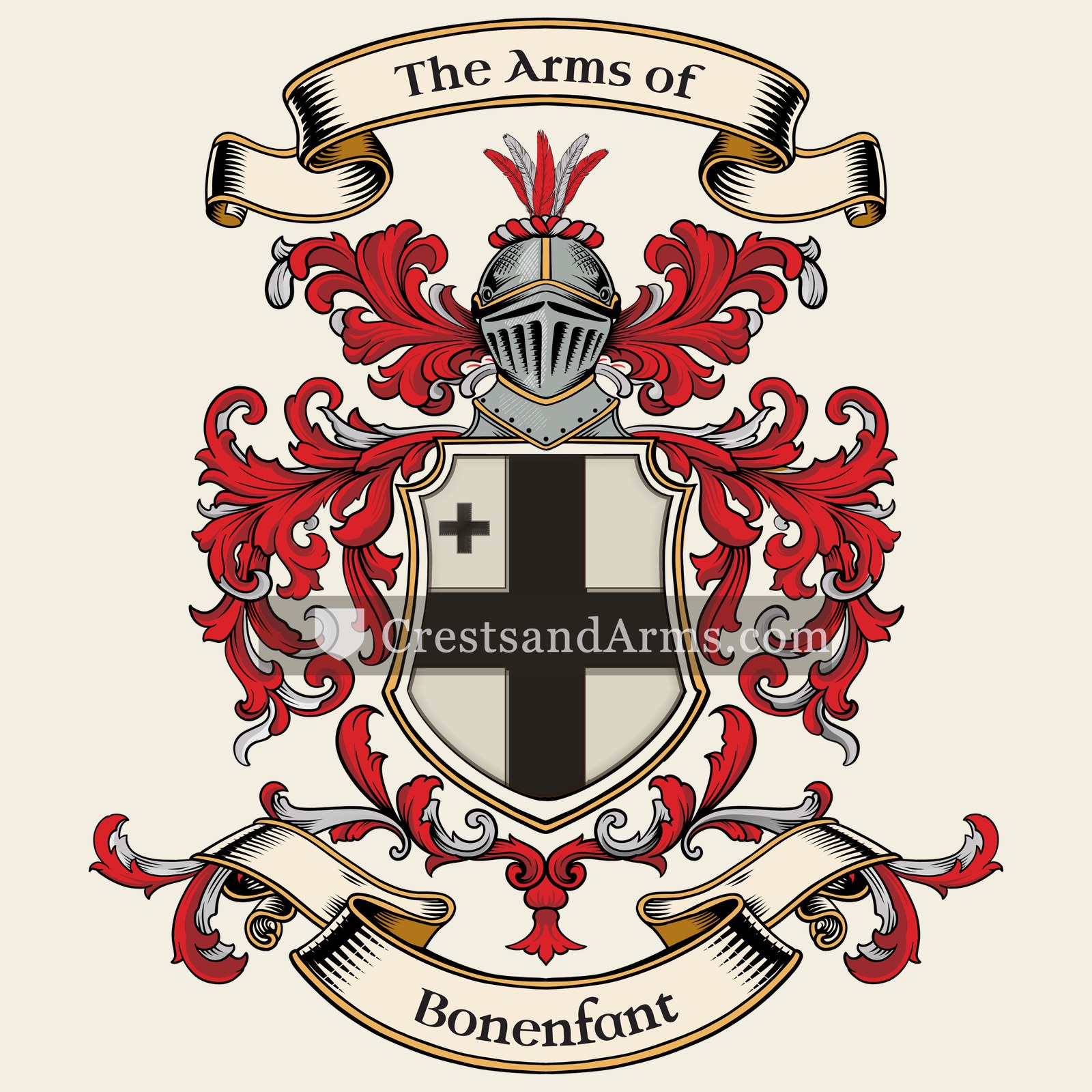 The Bonenfant coat of arms