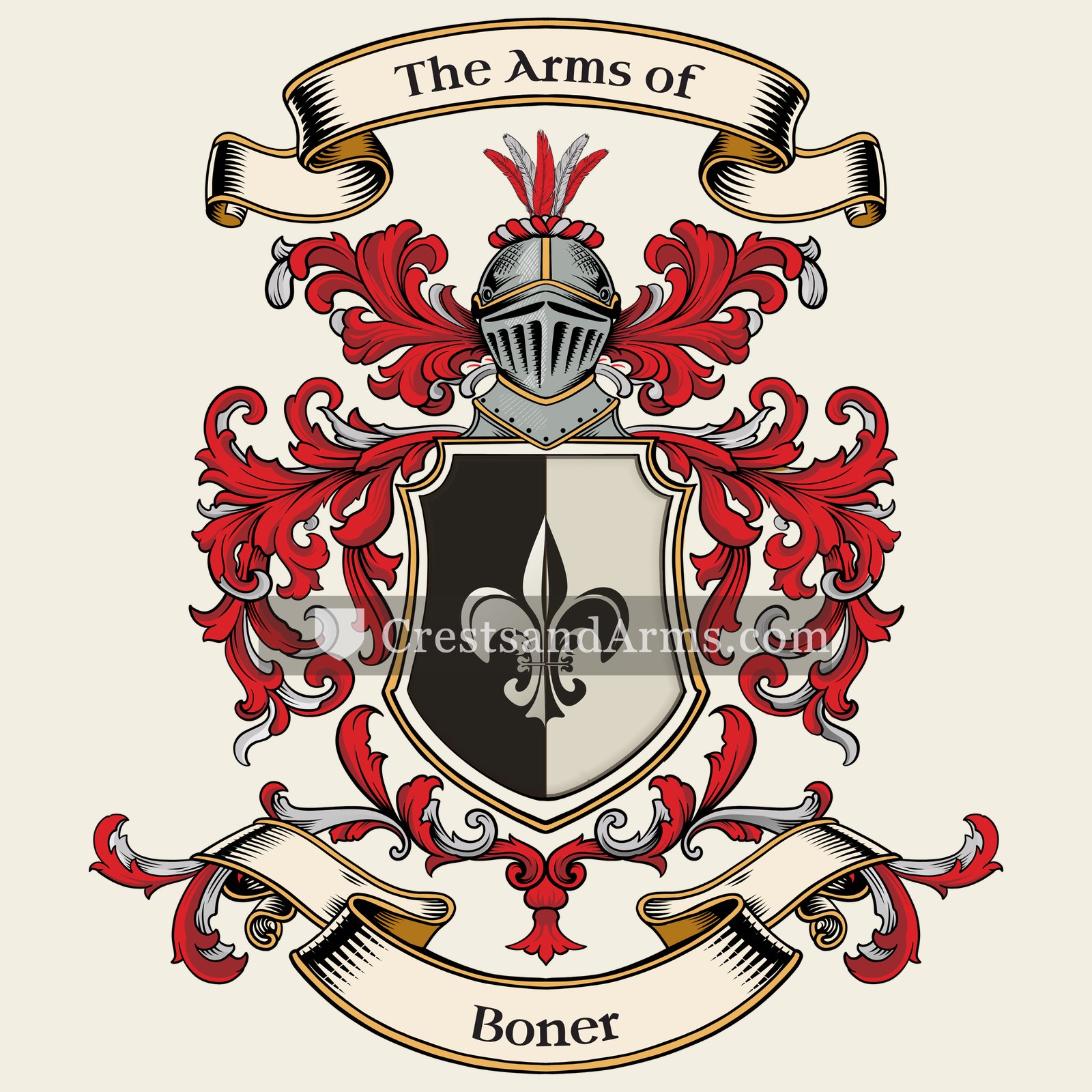 The Boner coat of arms