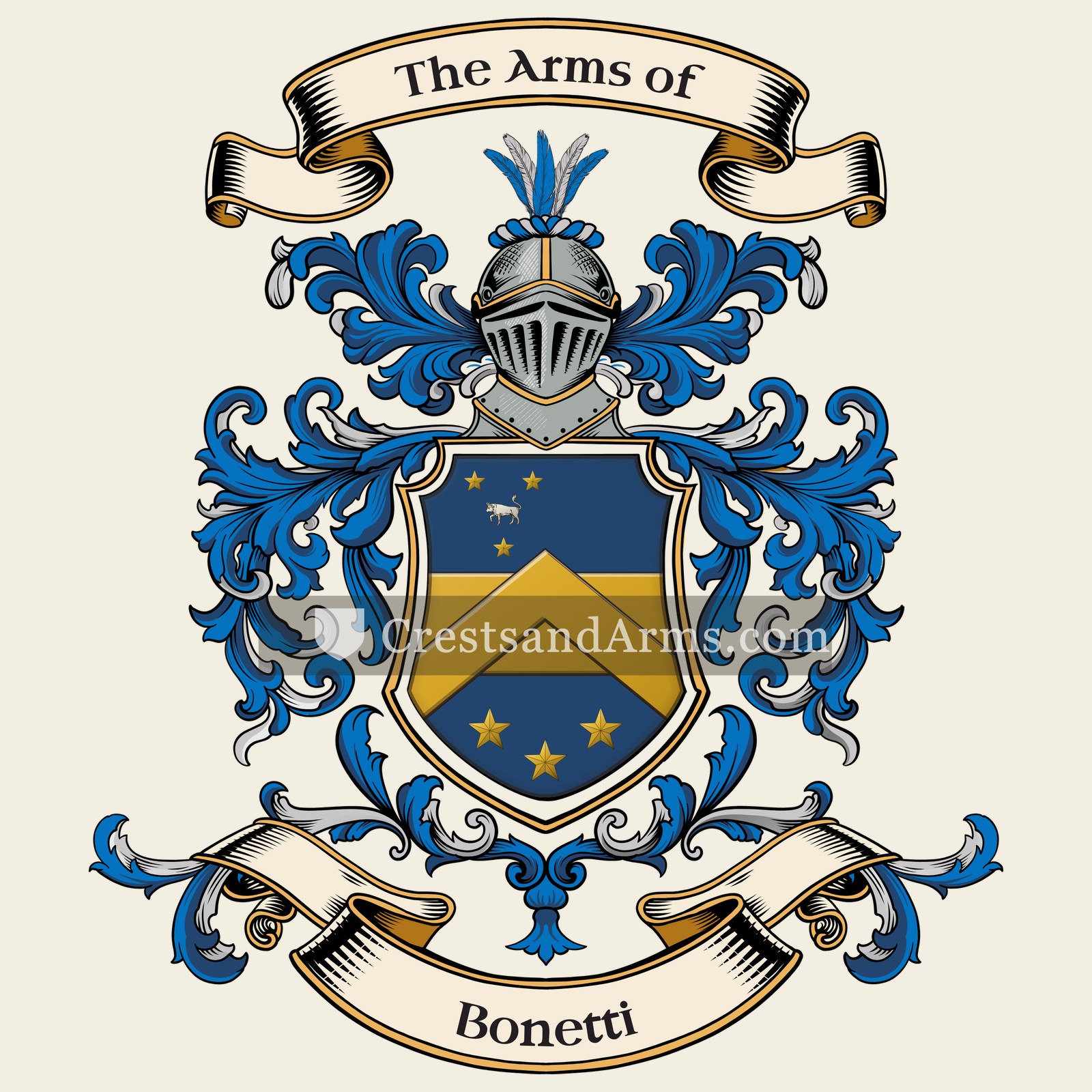 The Bonetti coat of arms
