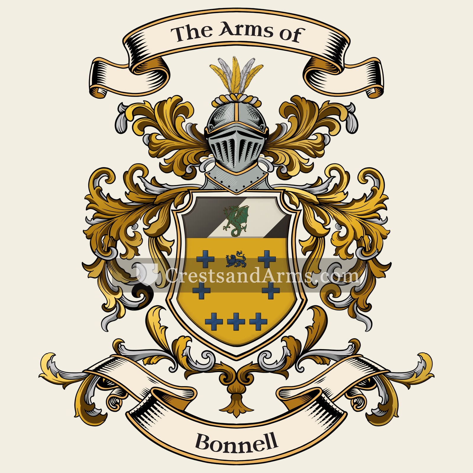 The Bonnell coat of arms