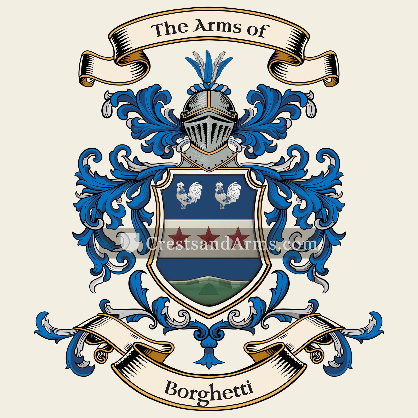 The Borghetti coat of arms