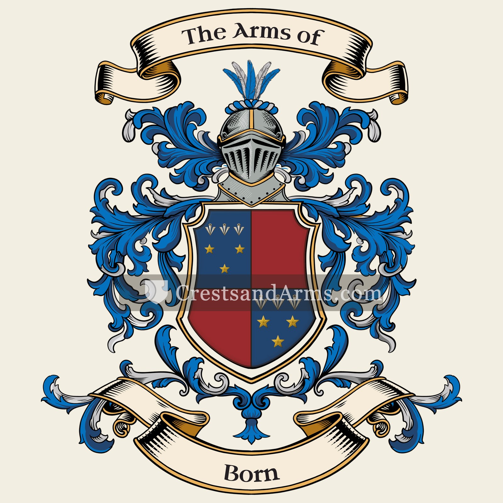 The Born coat of arms