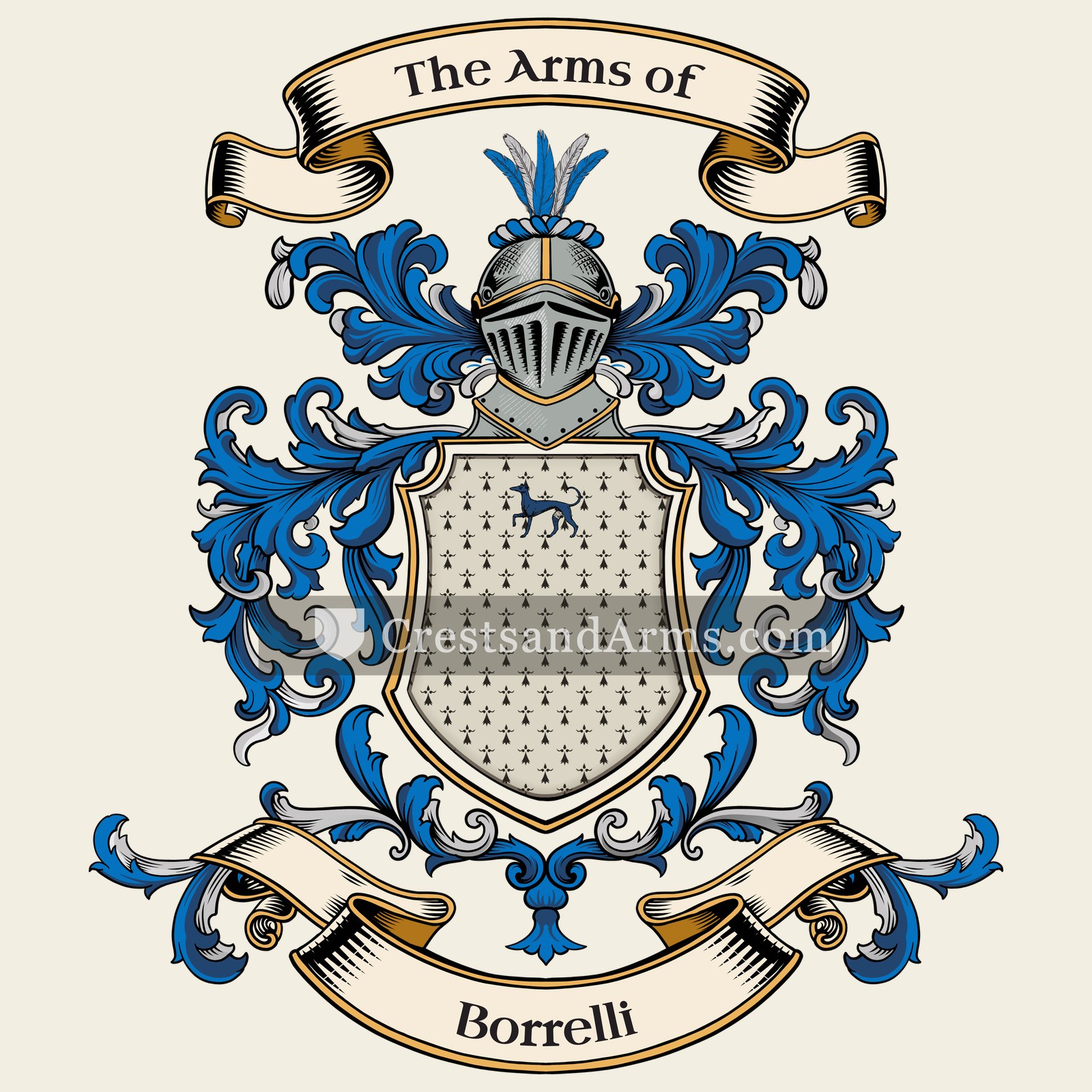 The Borrelli coat of arms
