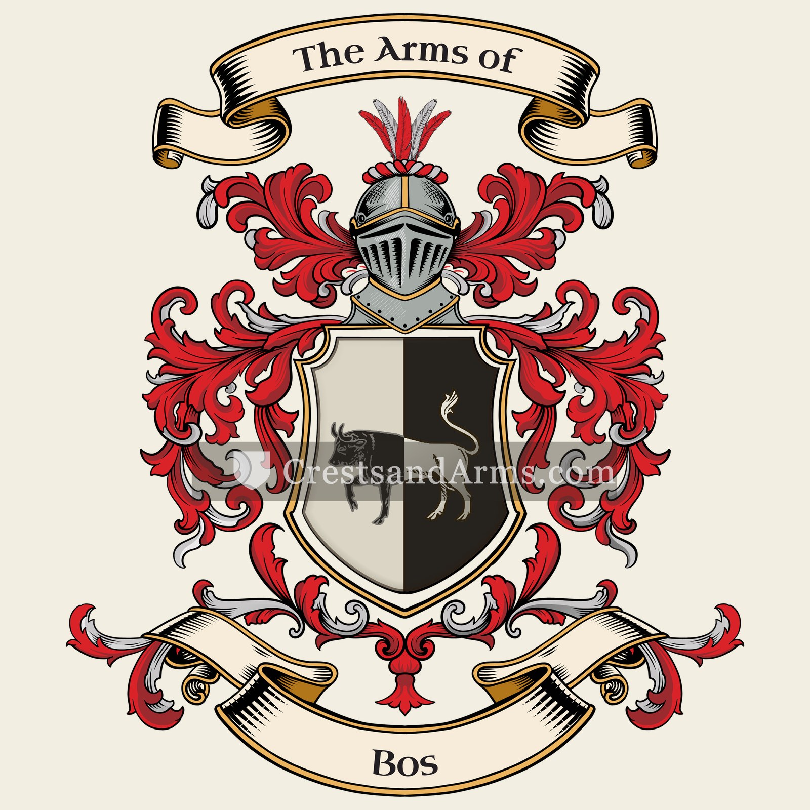 The Bos coat of arms