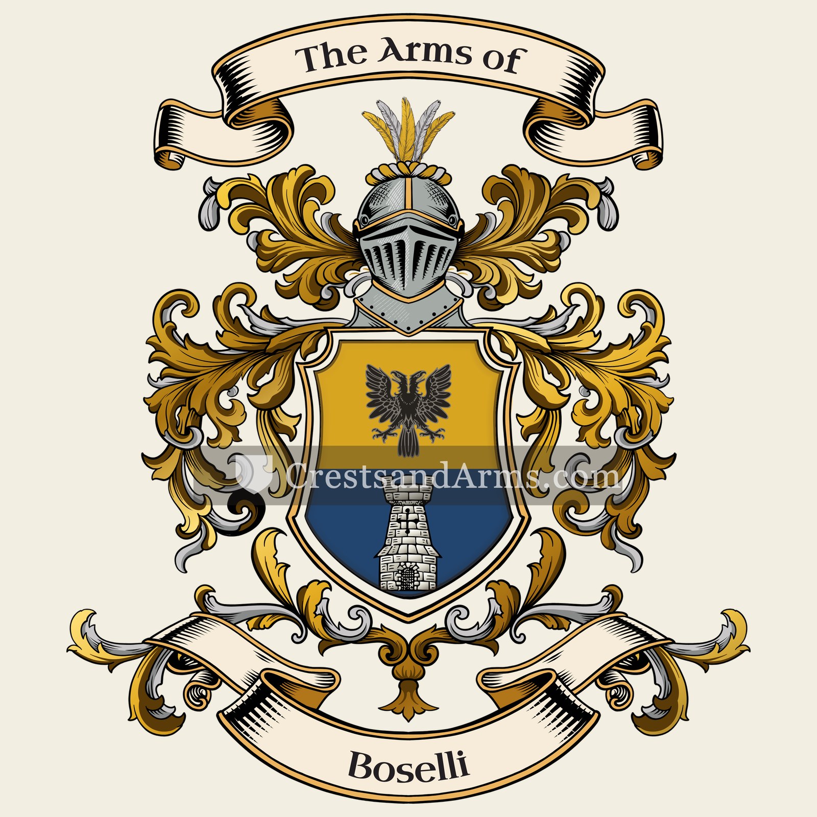 The Boselli coat of arms