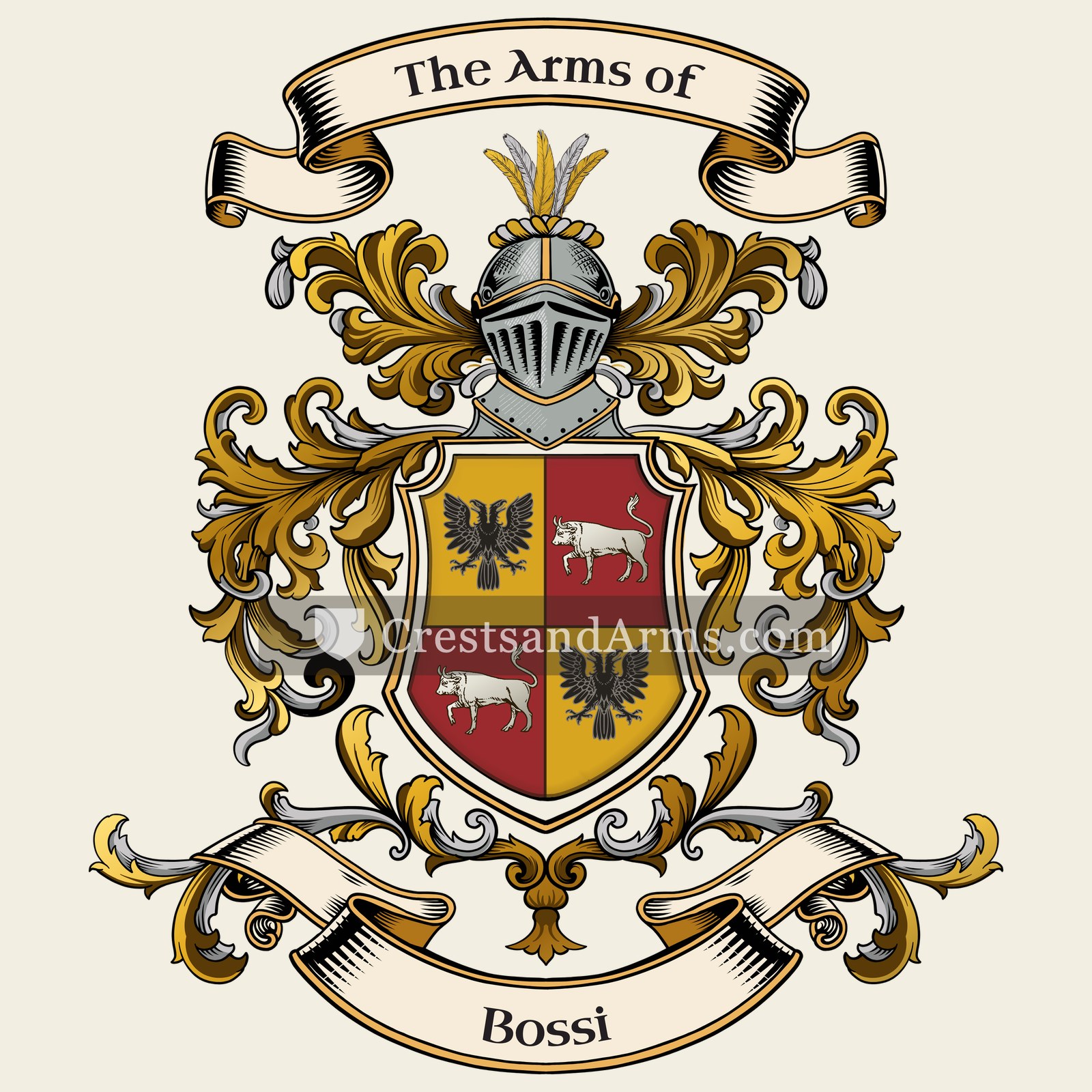 The Bossi coat of arms