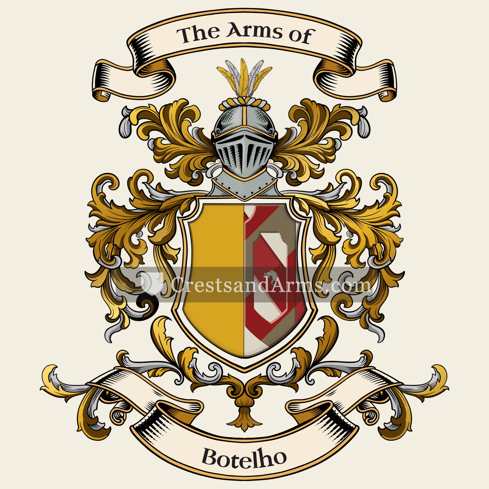 The Botelho coat of arms