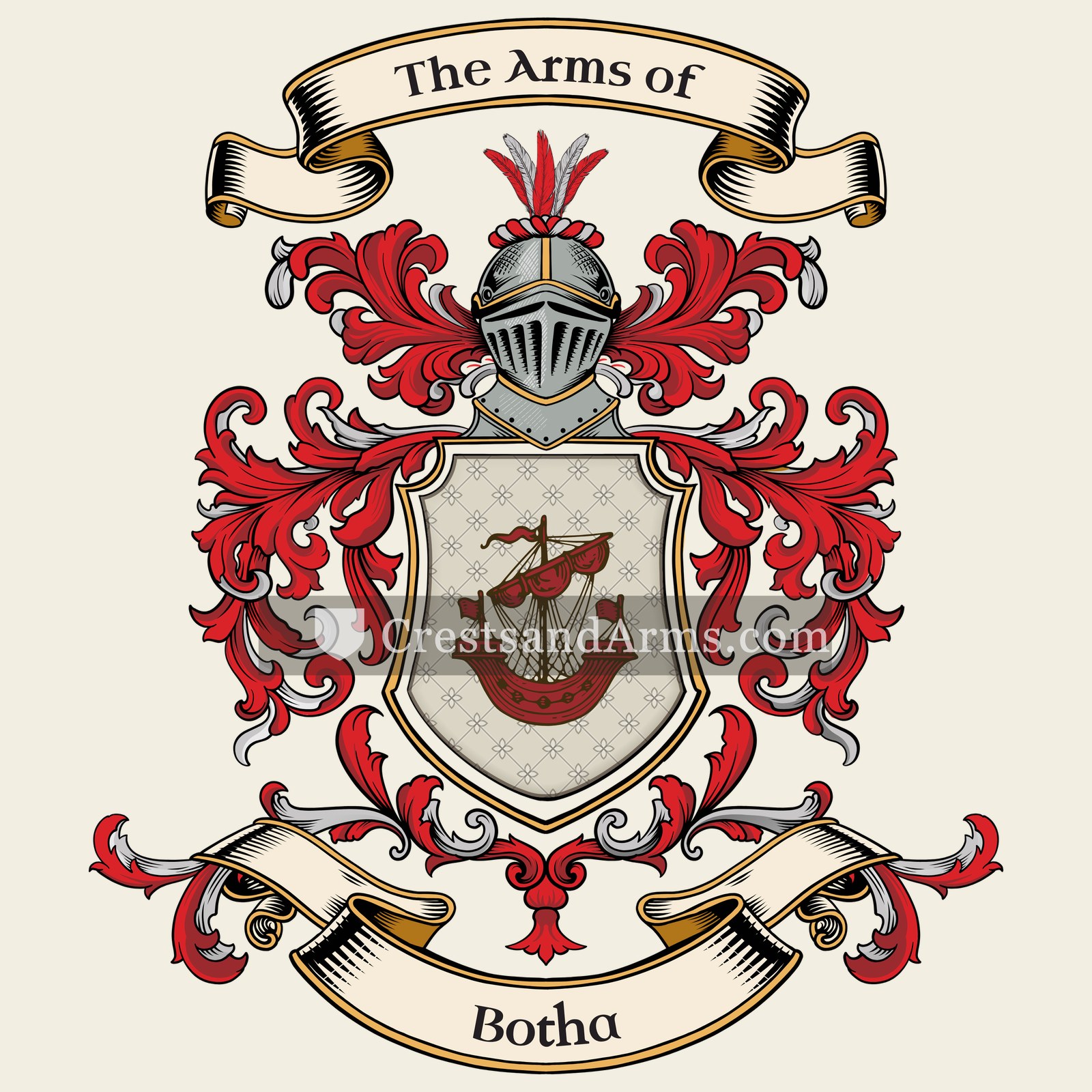 The Botha coat of arms