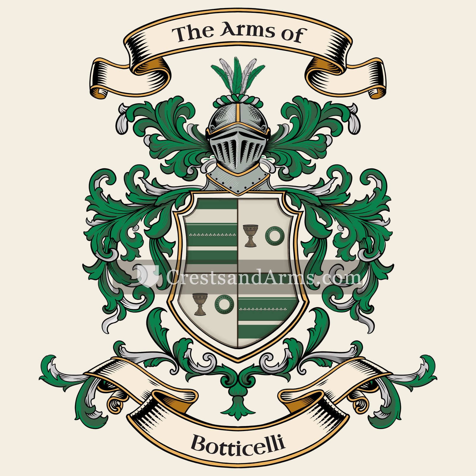 The Botticelli coat of arms