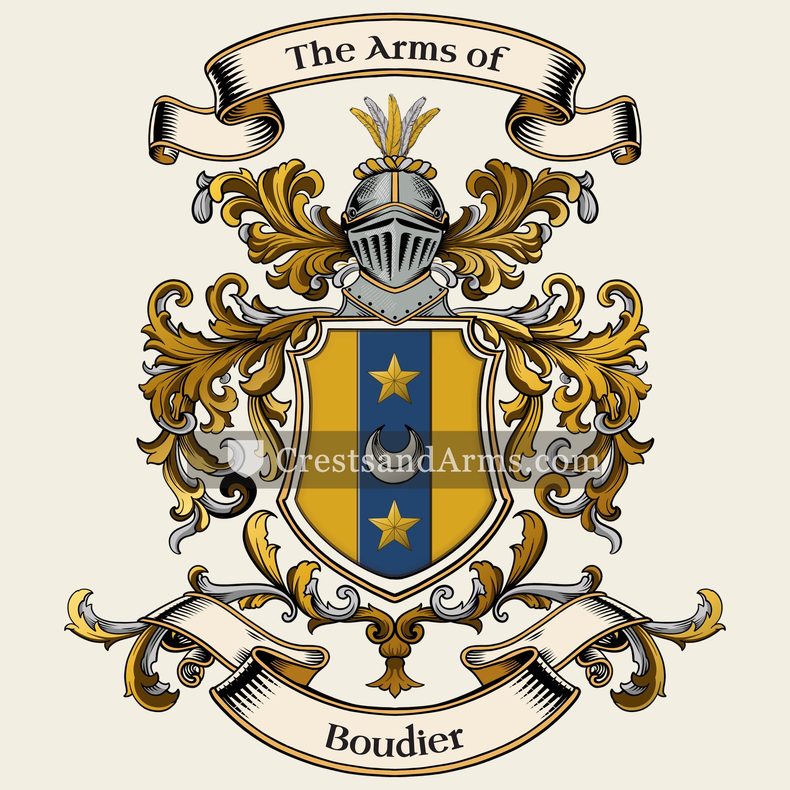 The Boudier coat of arms