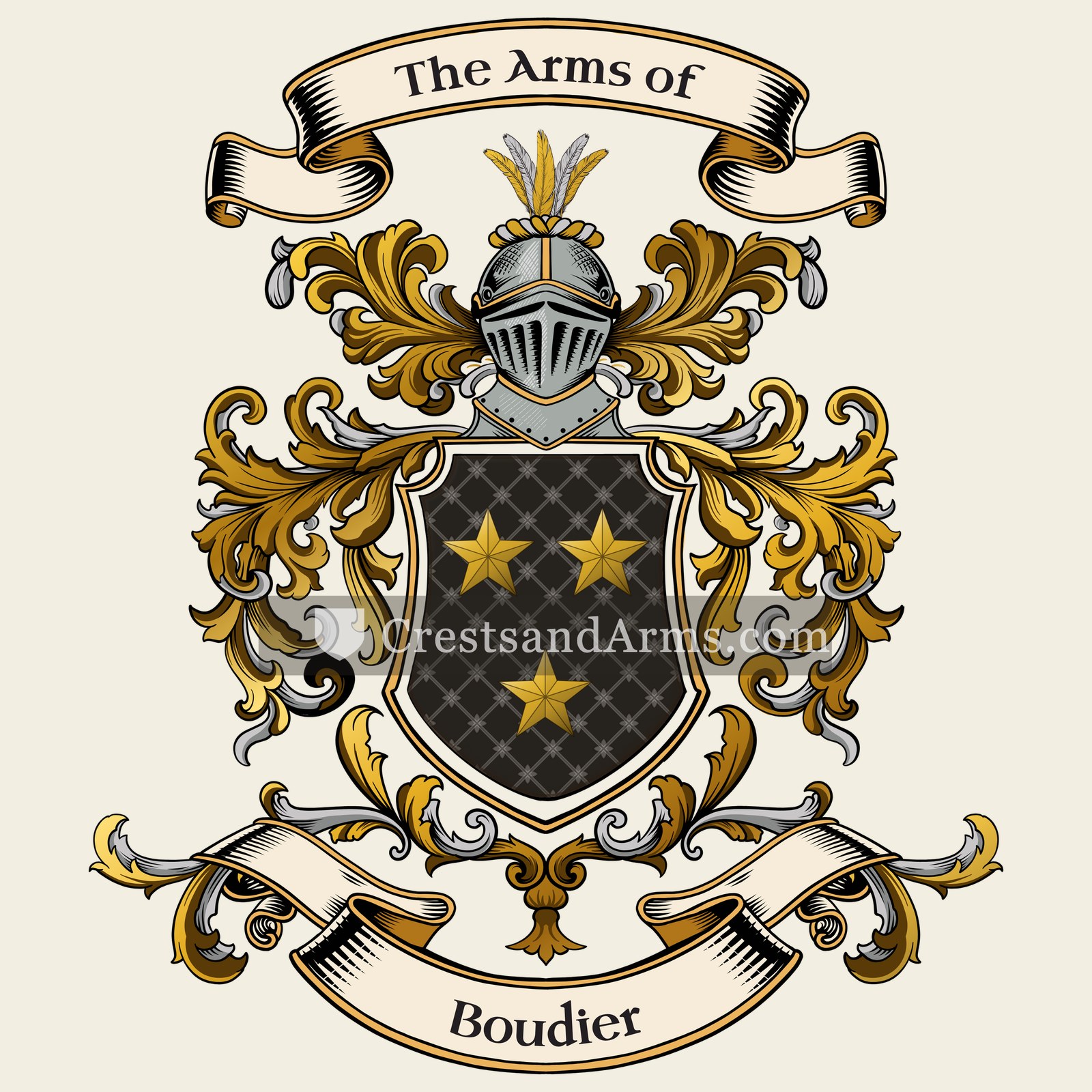 The Boudier coat of arms