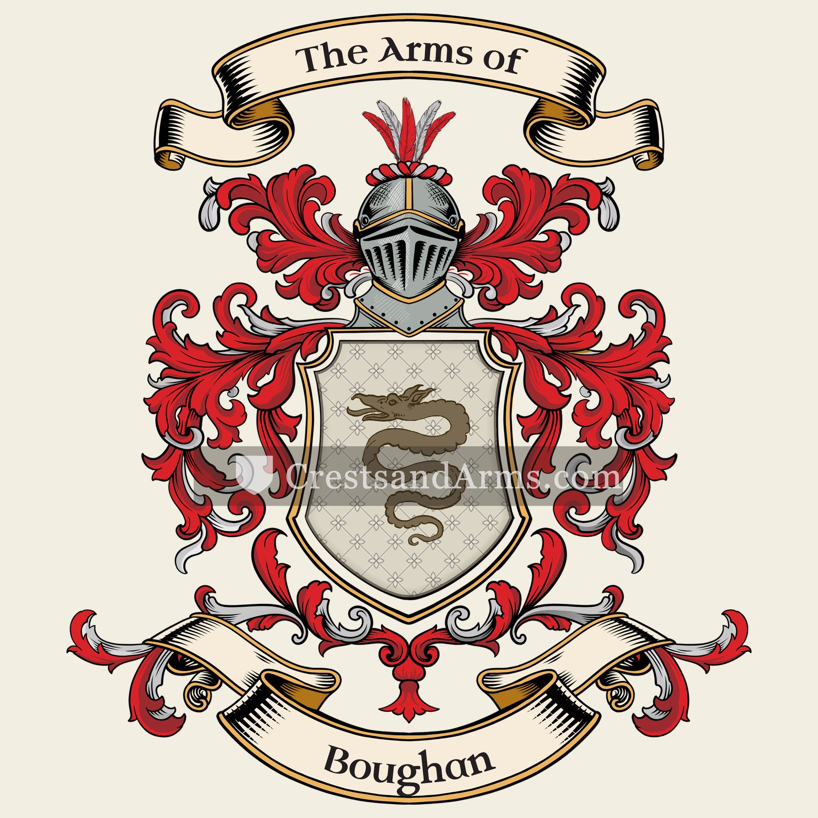 The Boughan coat of arms
