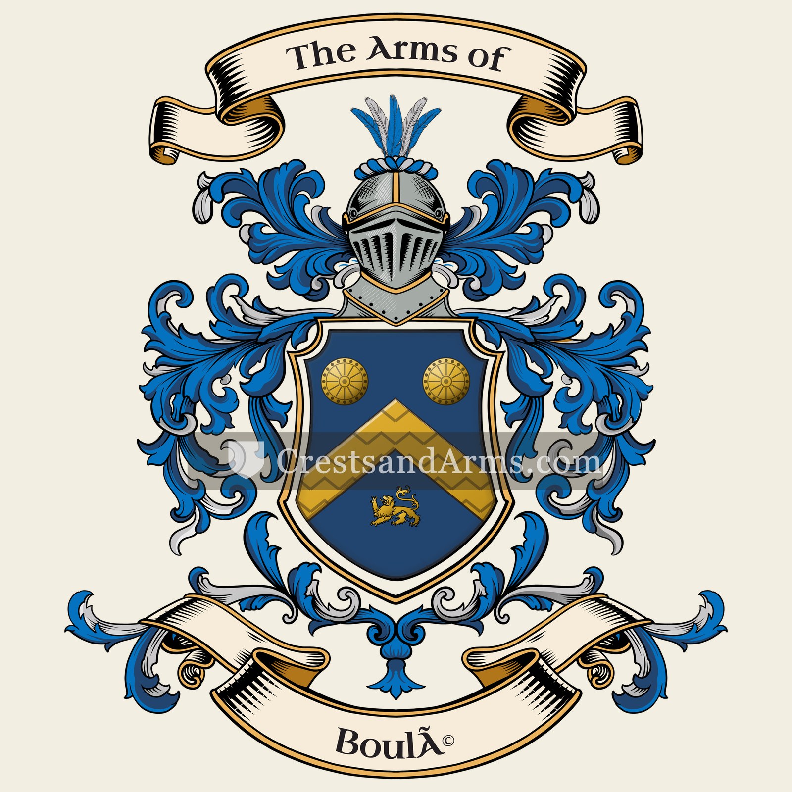 The Boulé coat of arms