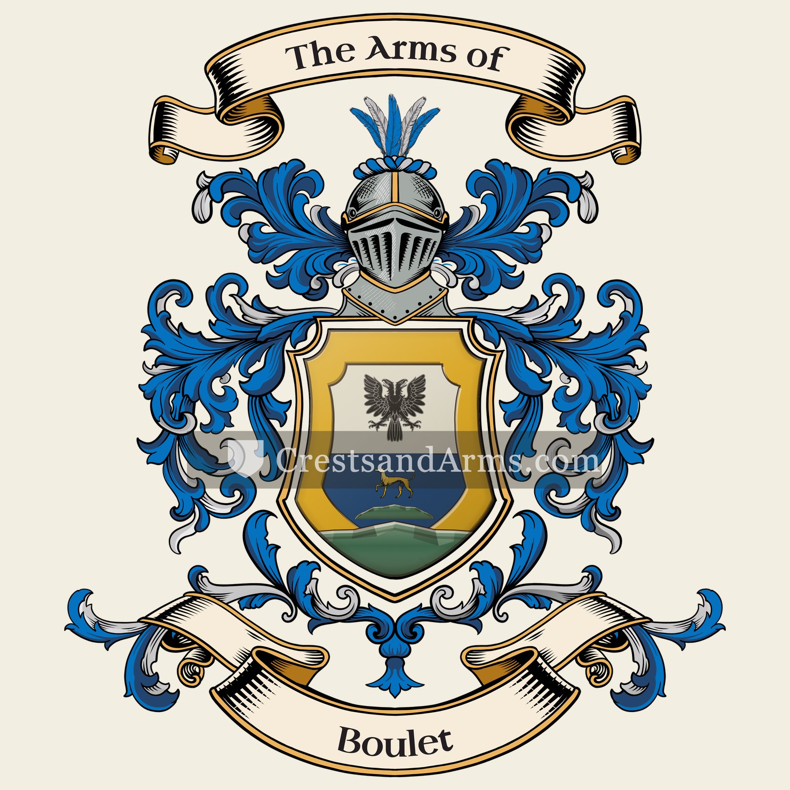 The Boulet coat of arms