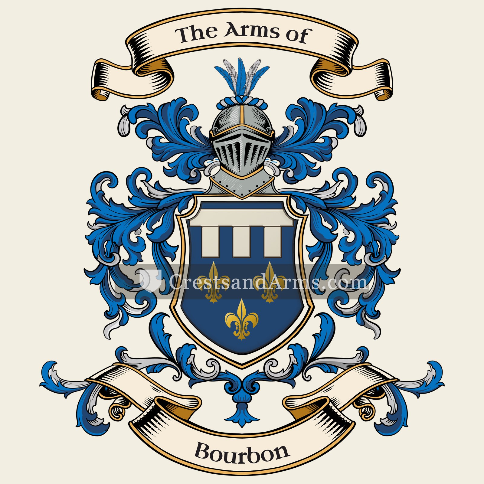 The Bourbon coat of arms