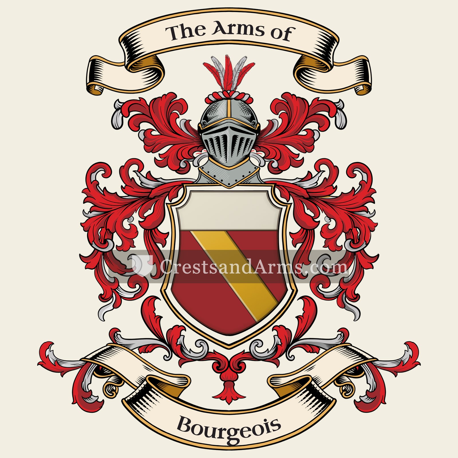 The Bourgeois coat of arms