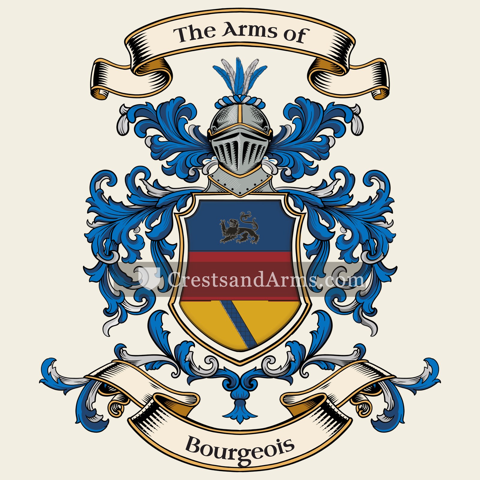 The Bourgeois coat of arms