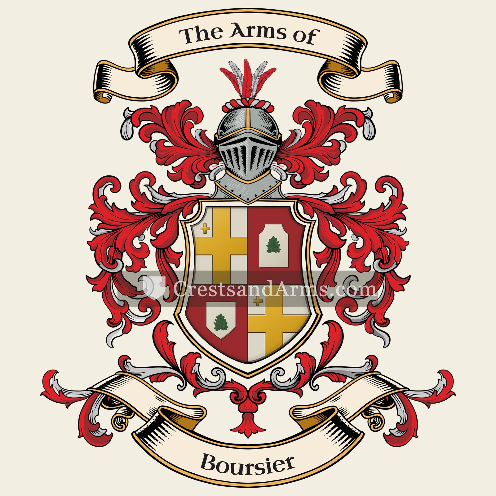 The Boursier coat of arms