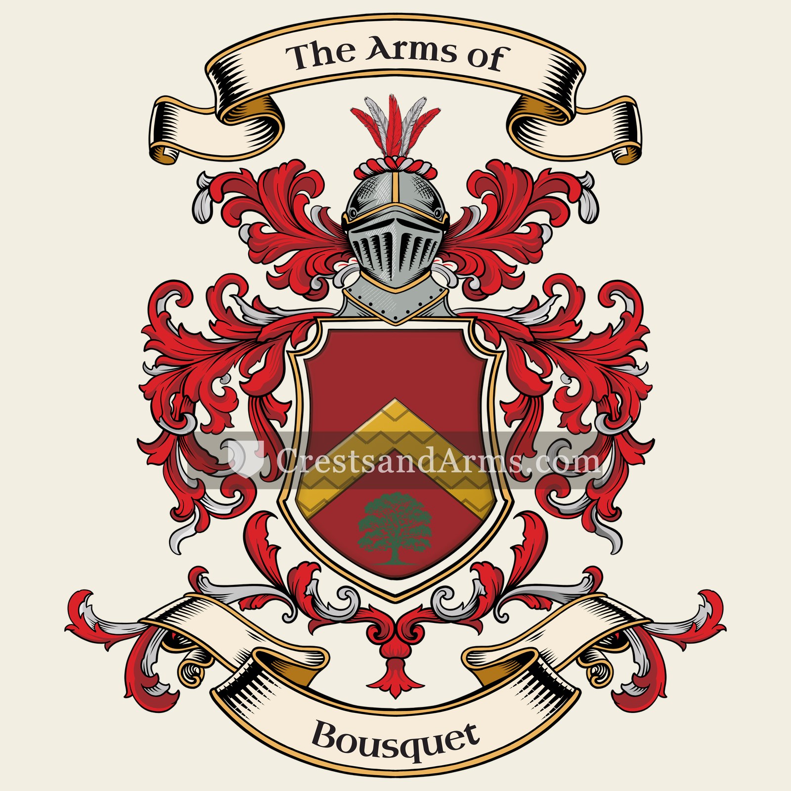 The Bousquet coat of arms