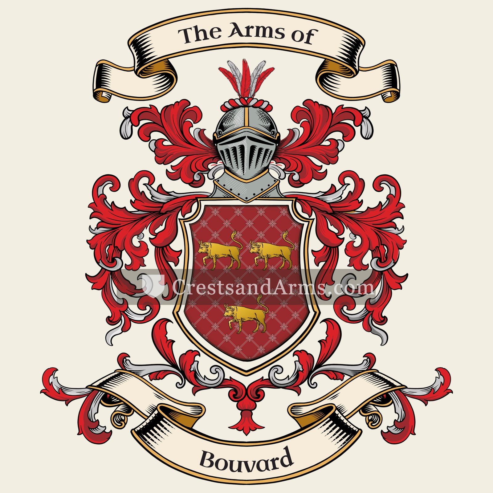 The Bouvard coat of arms