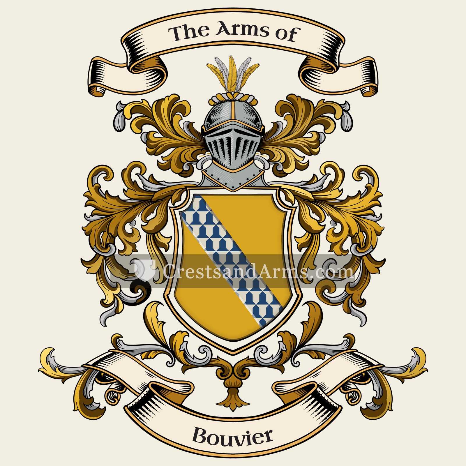 The Bouvier coat of arms