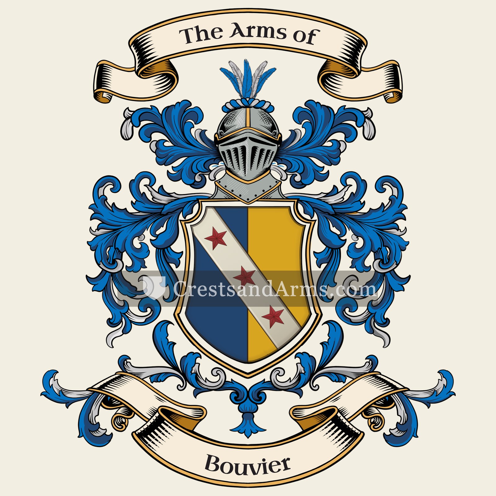 The Bouvier coat of arms