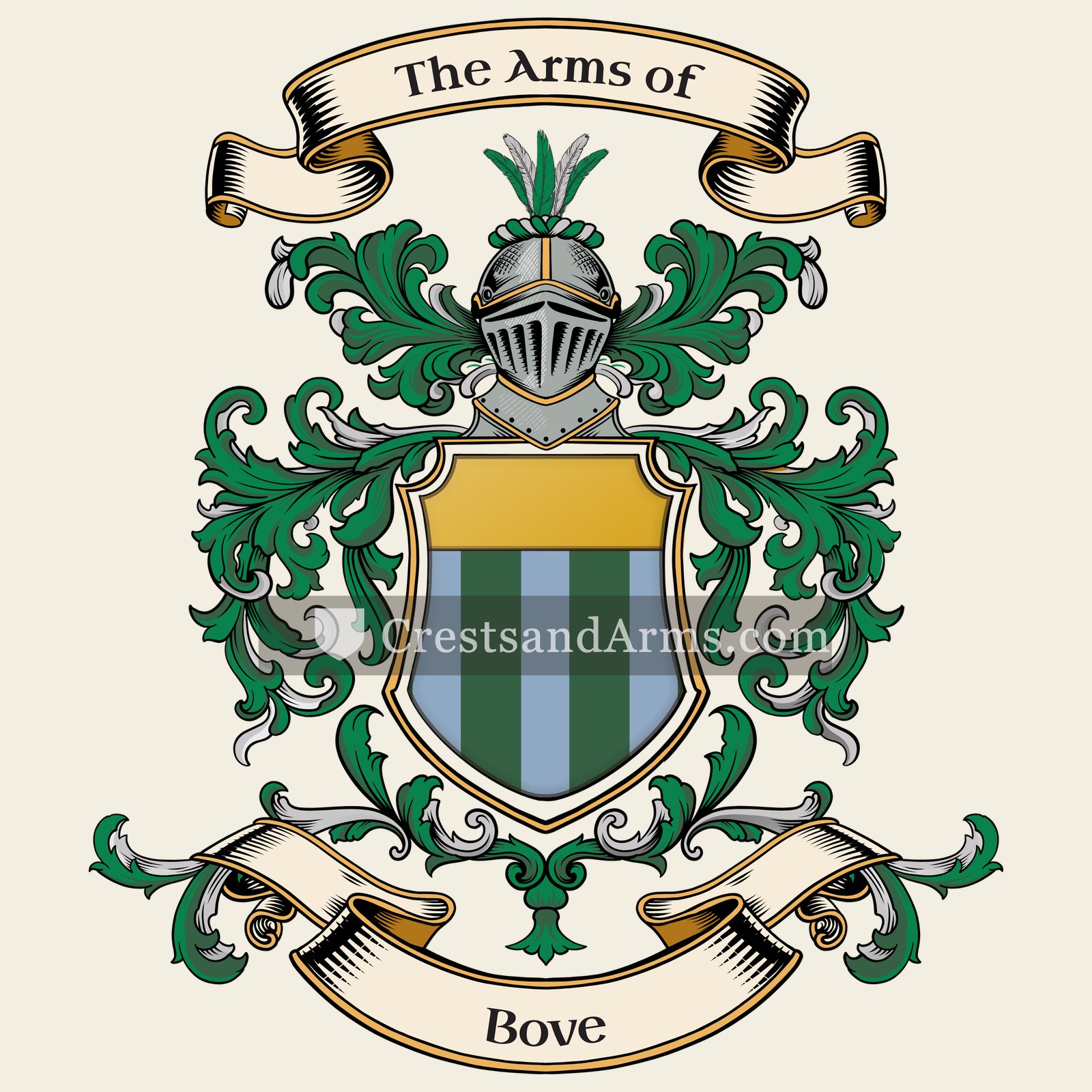 The Bove coat of arms