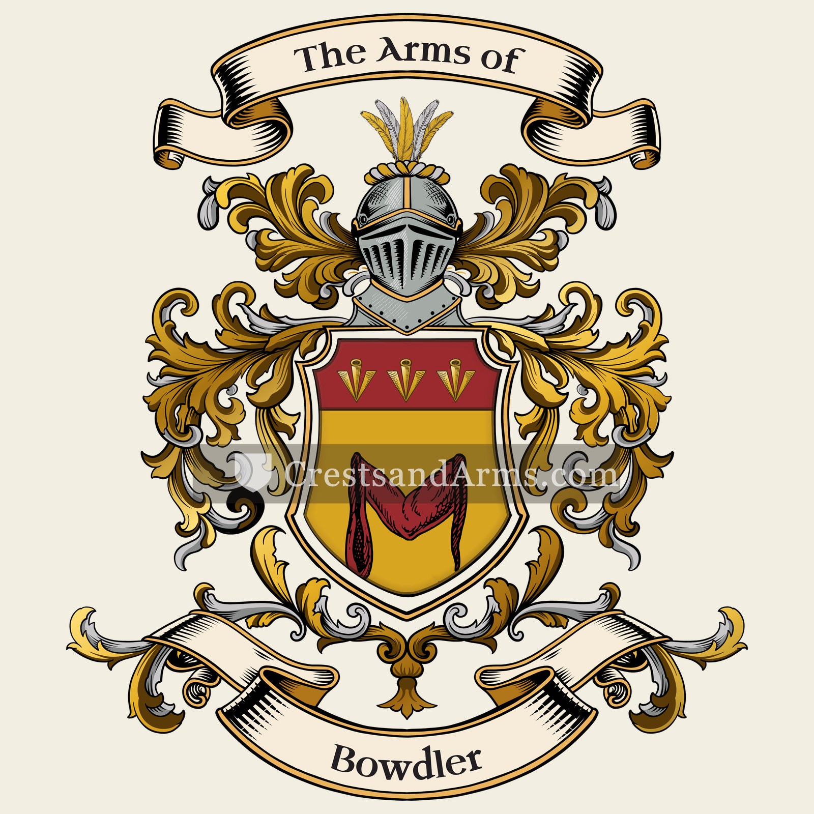 The Bowdler coat of arms