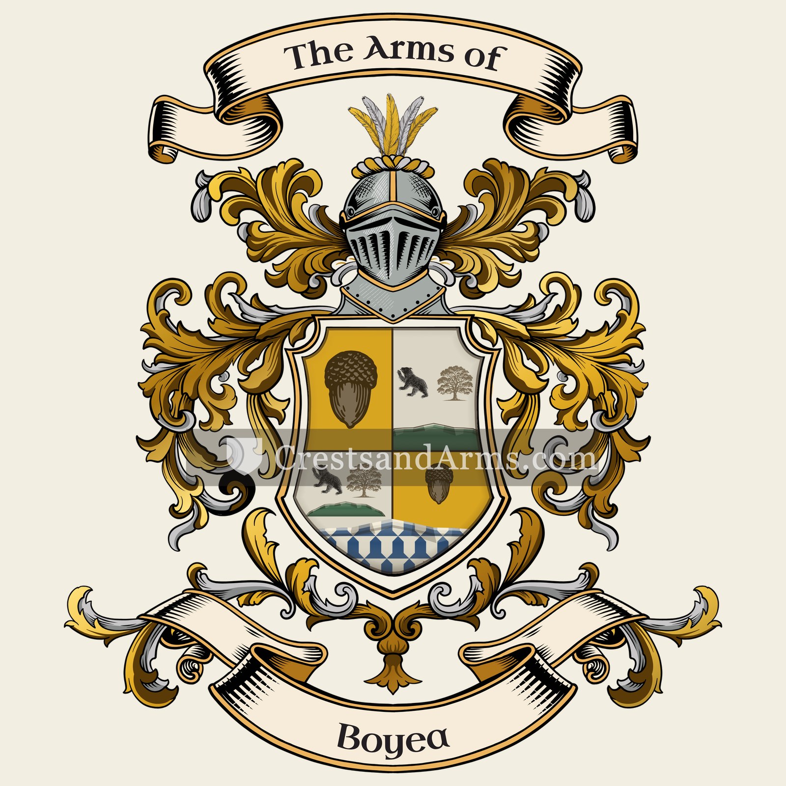 The Boyea coat of arms