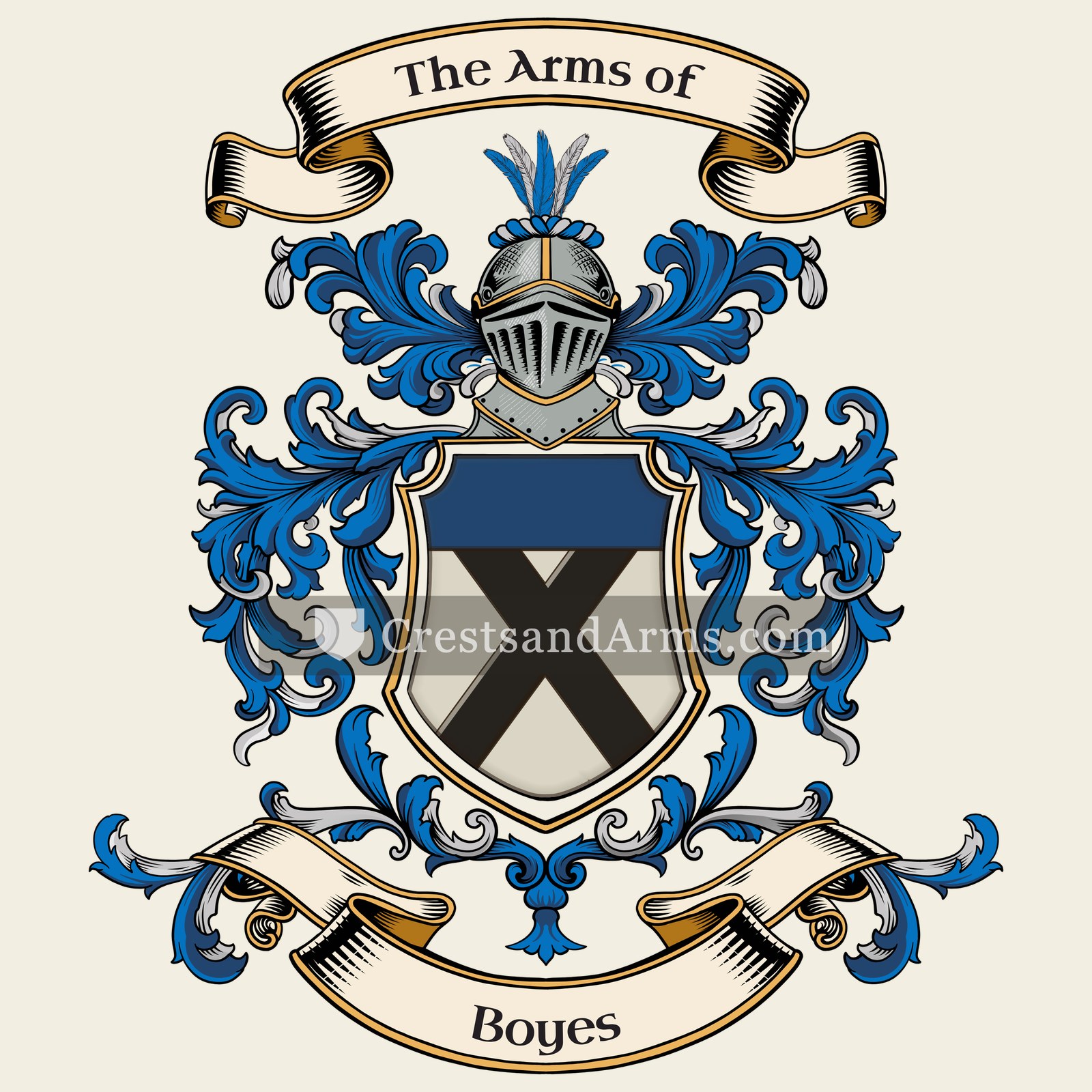 The Boyes coat of arms