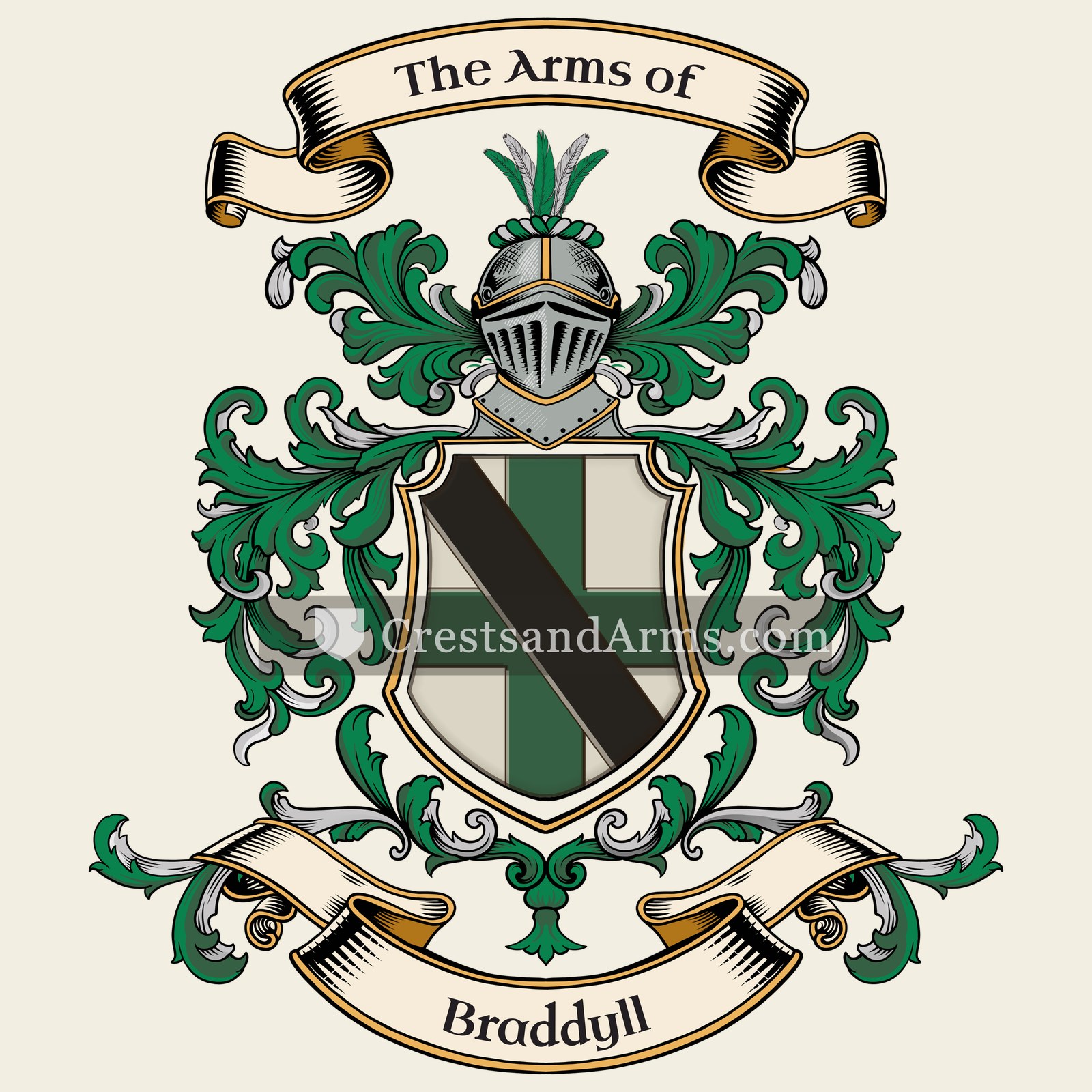 The Braddyll coat of arms