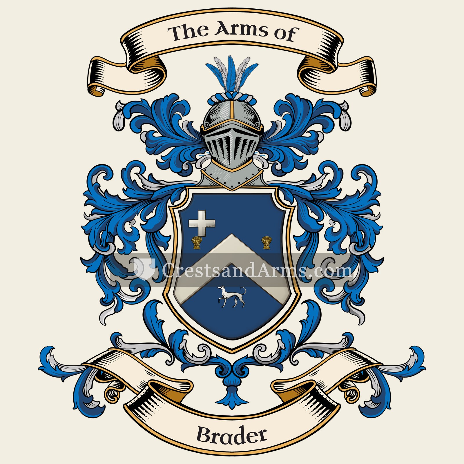 The Brader coat of arms