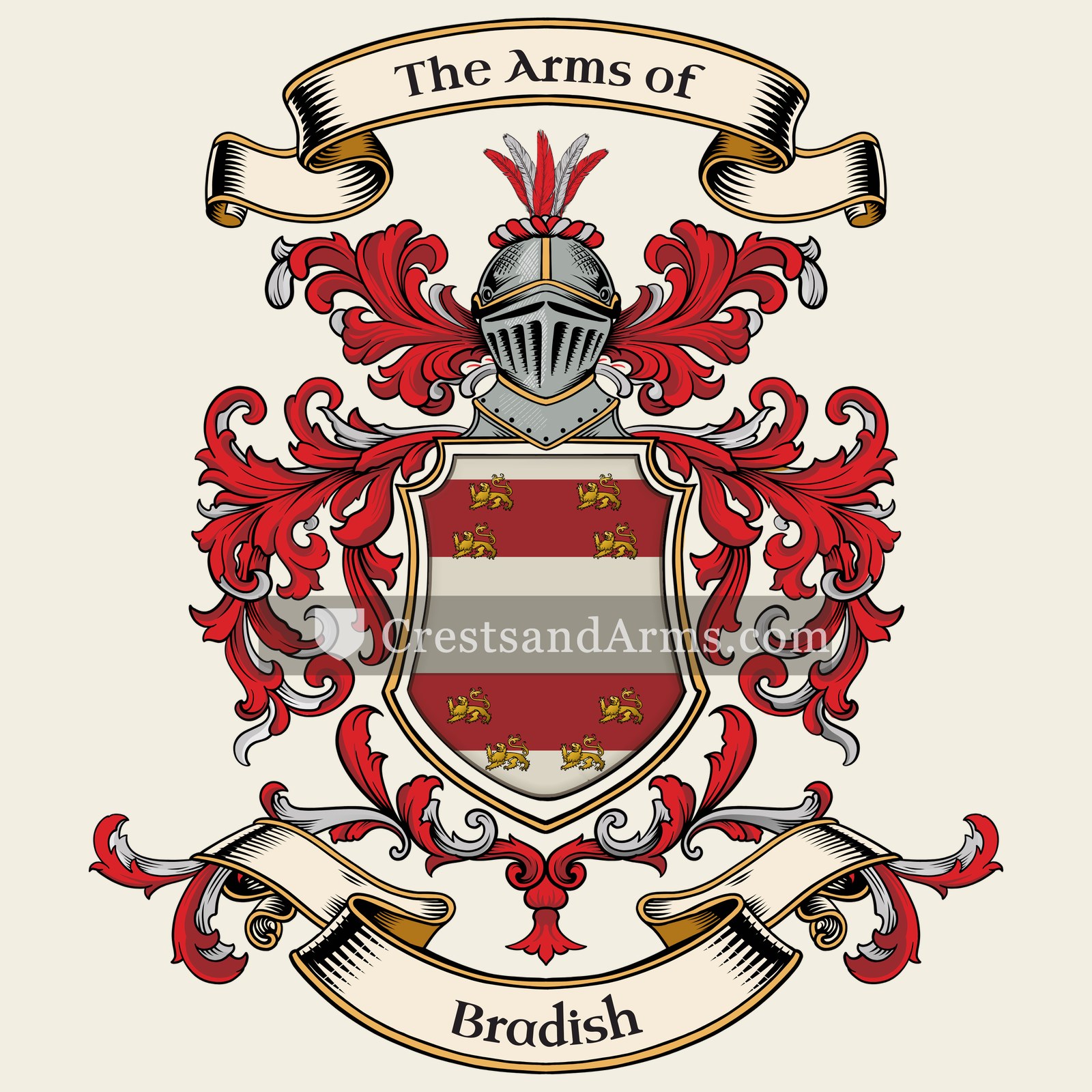 The Bradish coat of arms