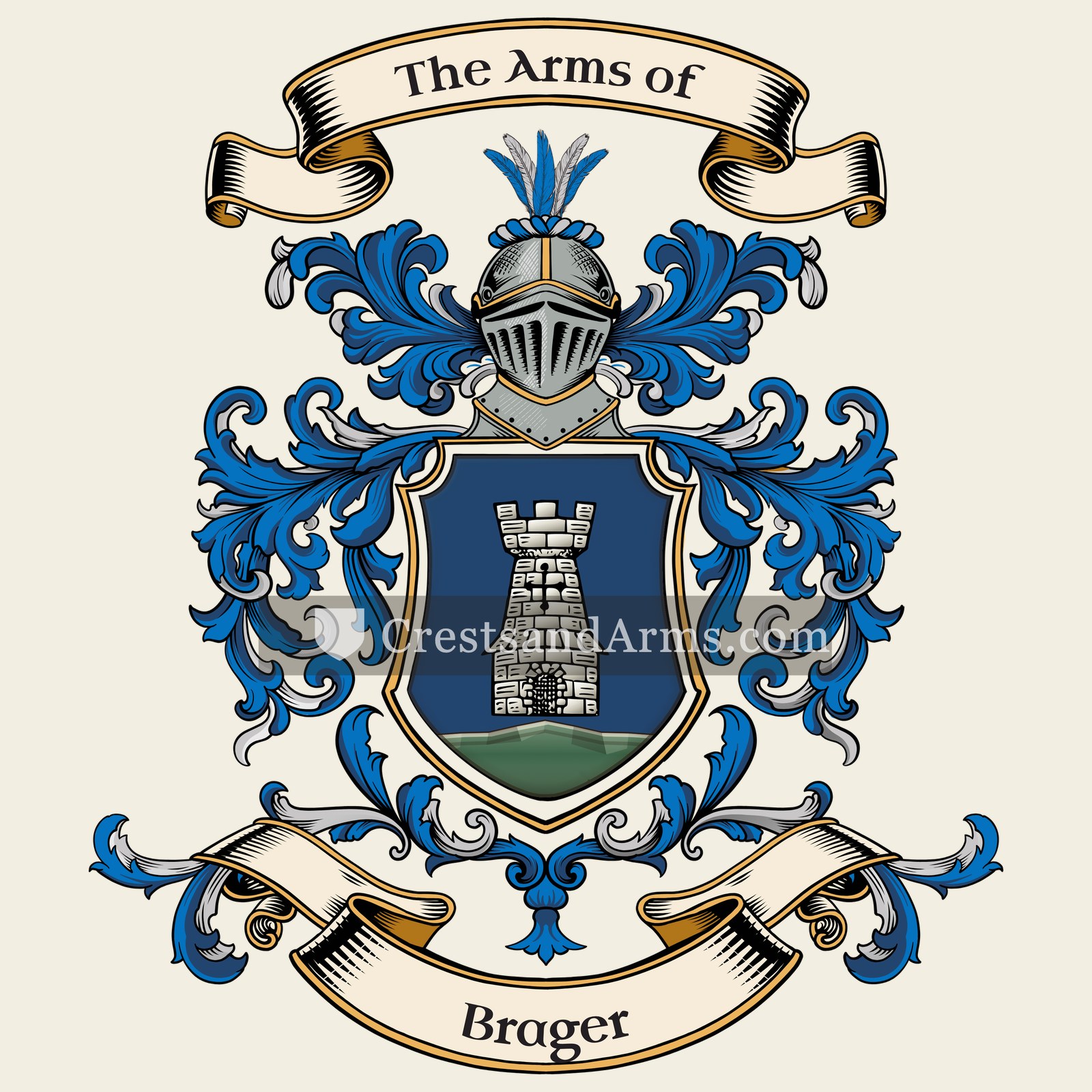 The Brager coat of arms