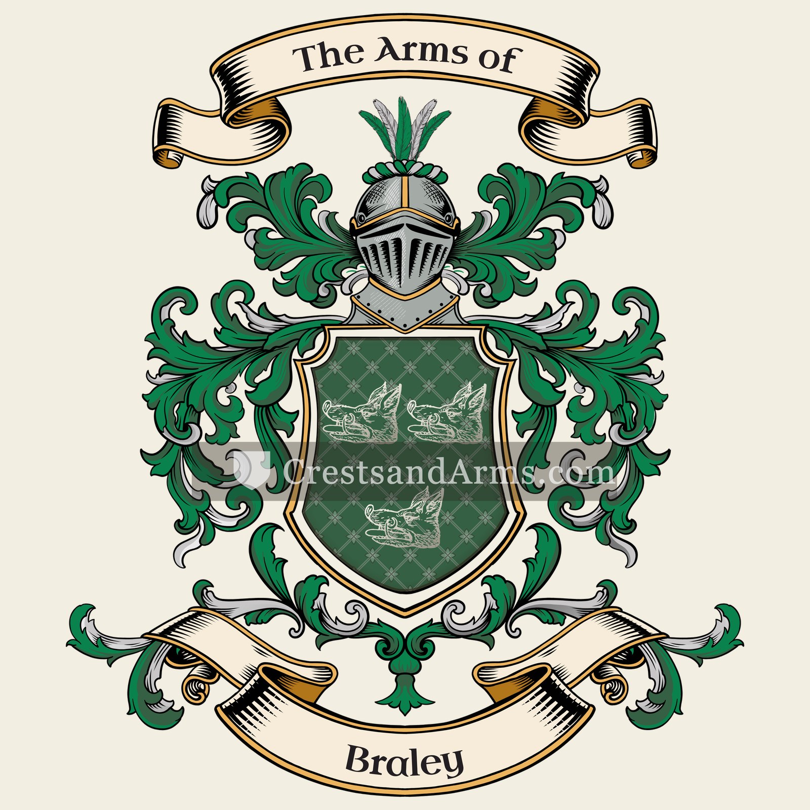 The Braley coat of arms