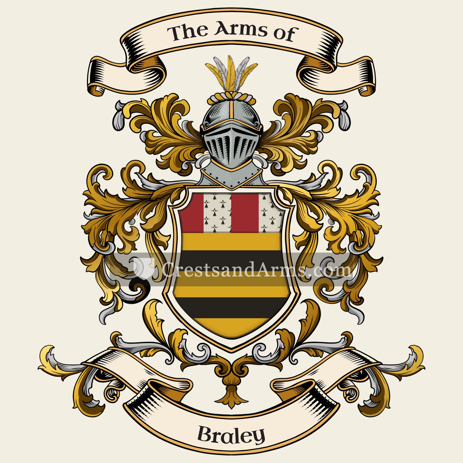 The Braley coat of arms