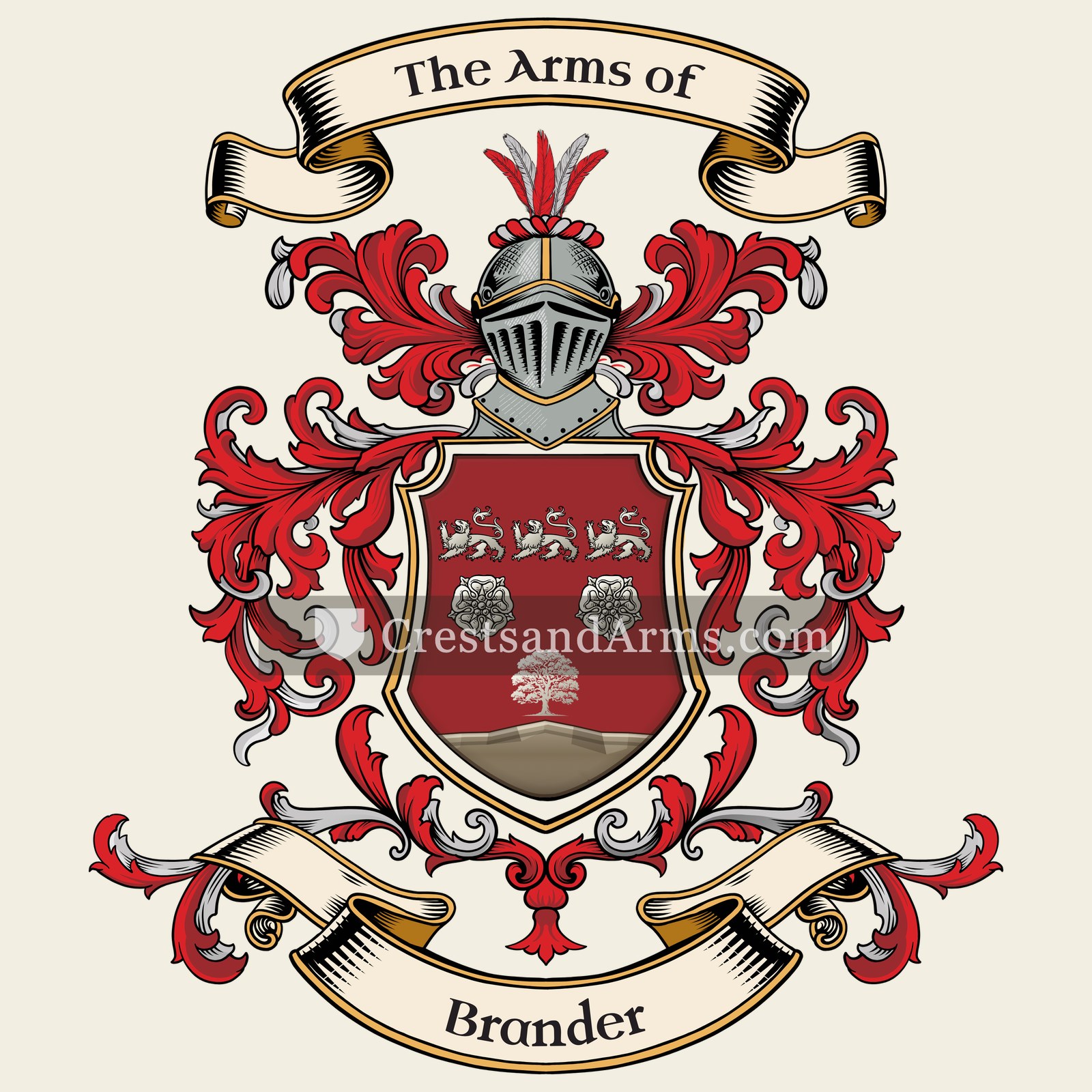 The Brander coat of arms