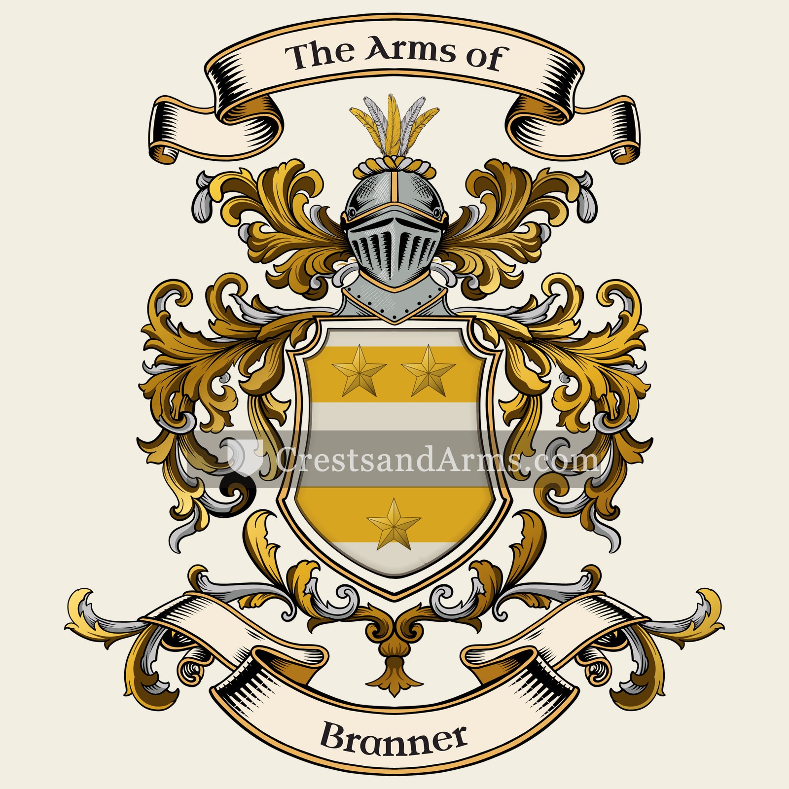 The Branner coat of arms