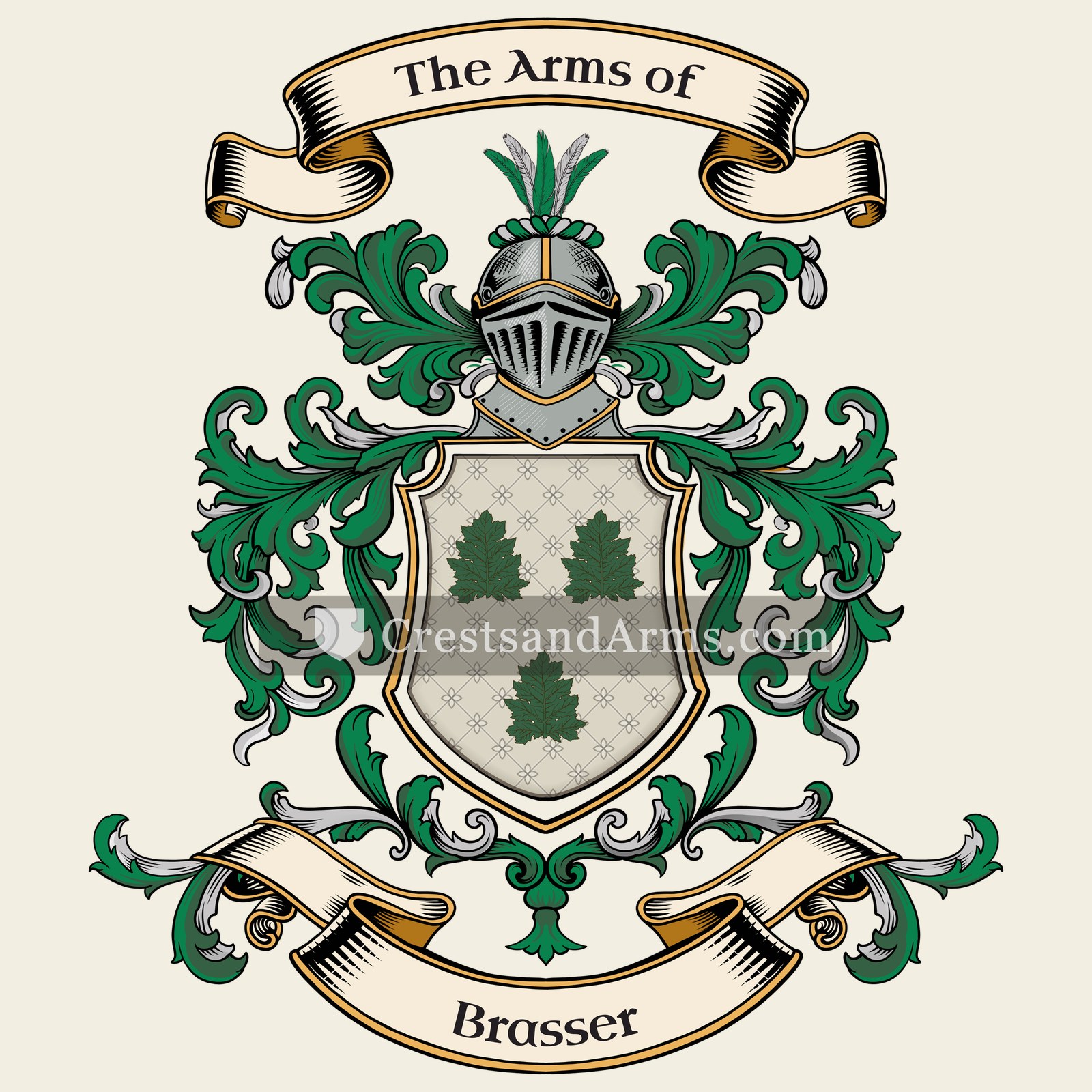 The Brasser coat of arms
