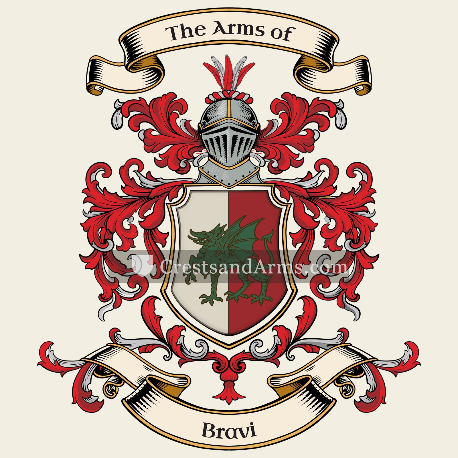 The Bravi coat of arms