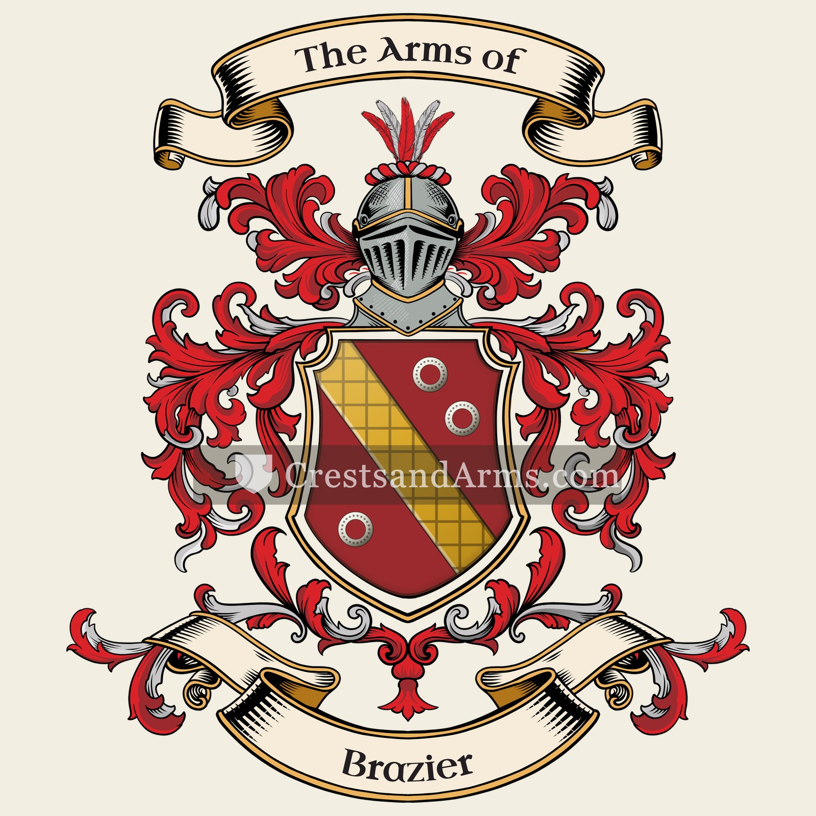 The Brazier coat of arms