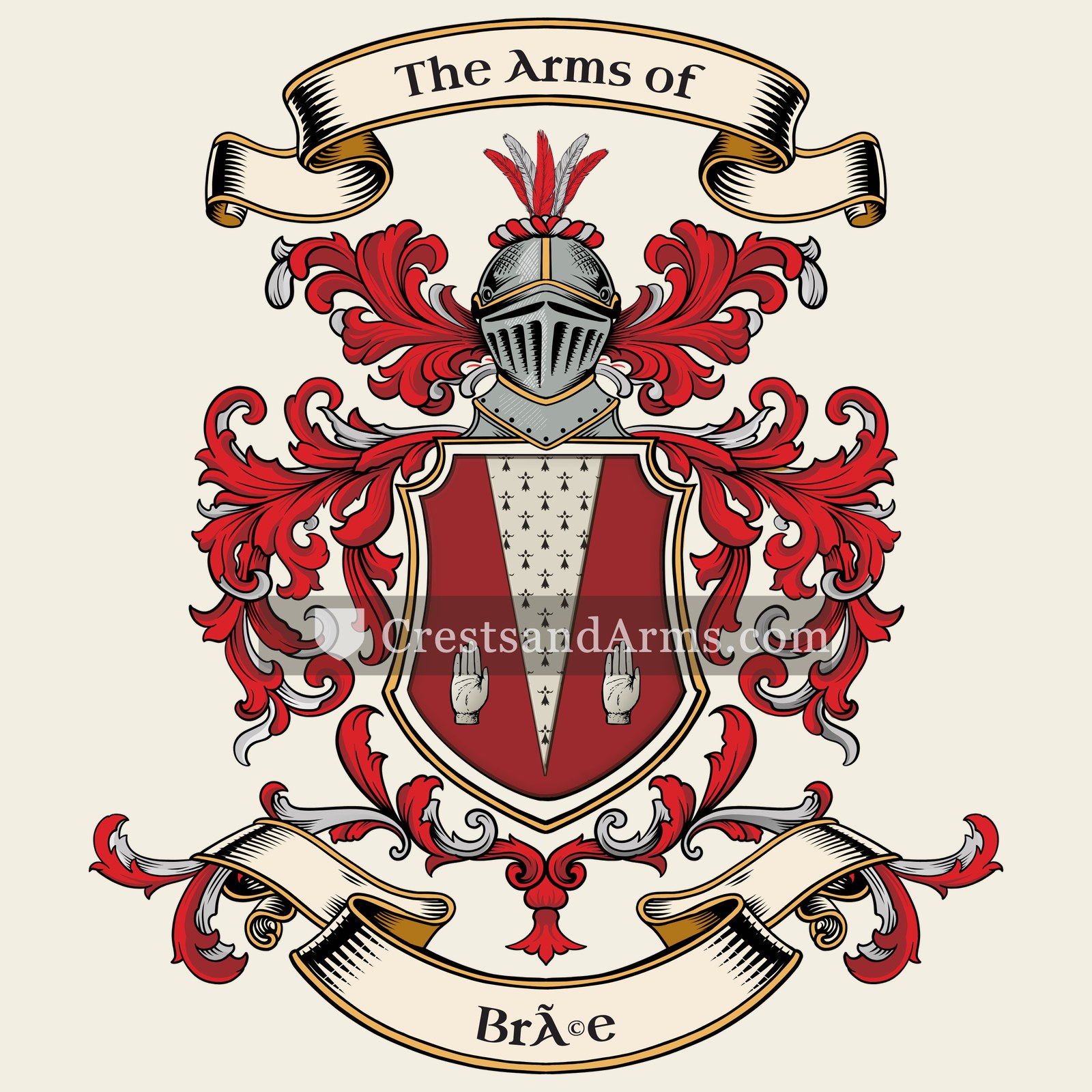 The Brée coat of arms