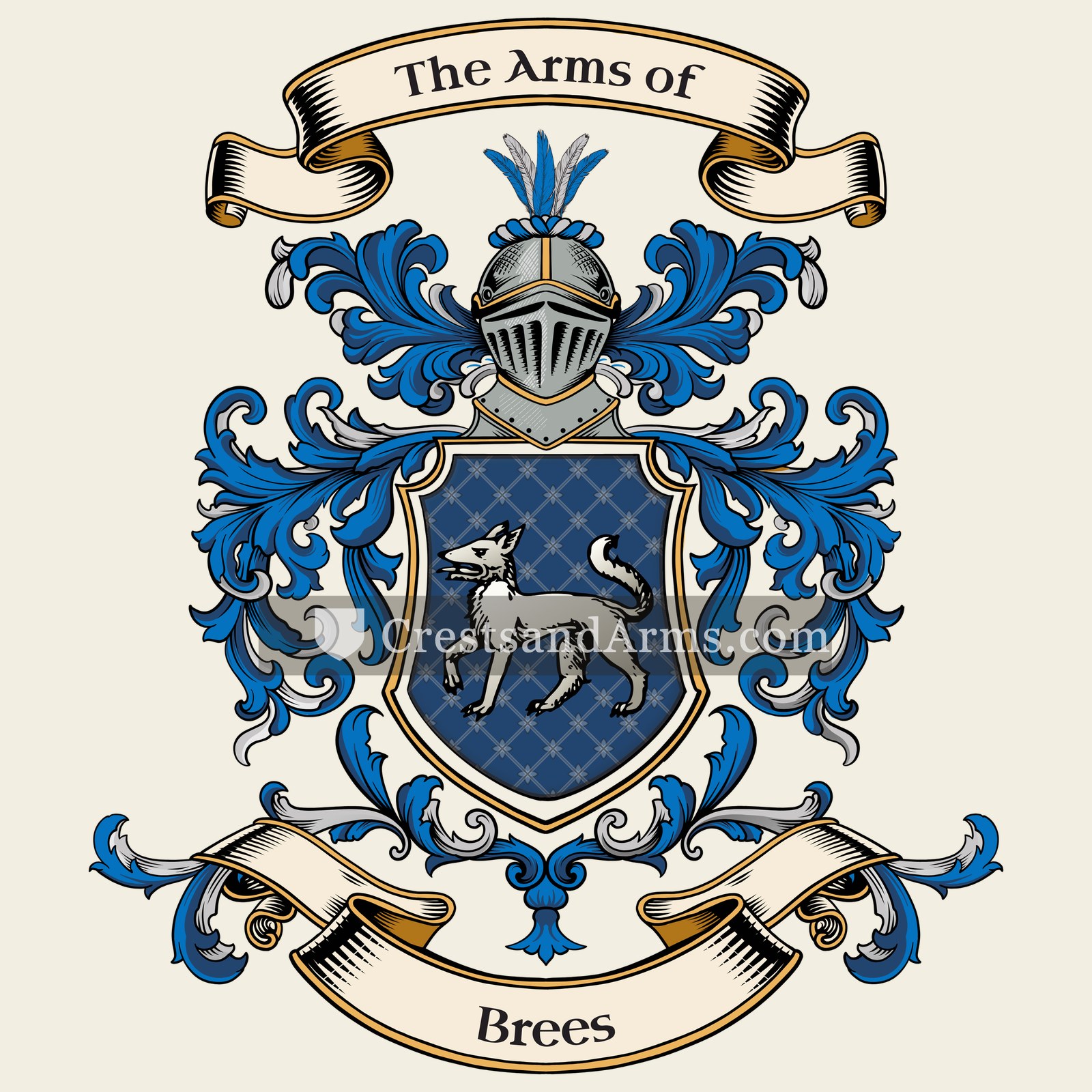 The Brees coat of arms