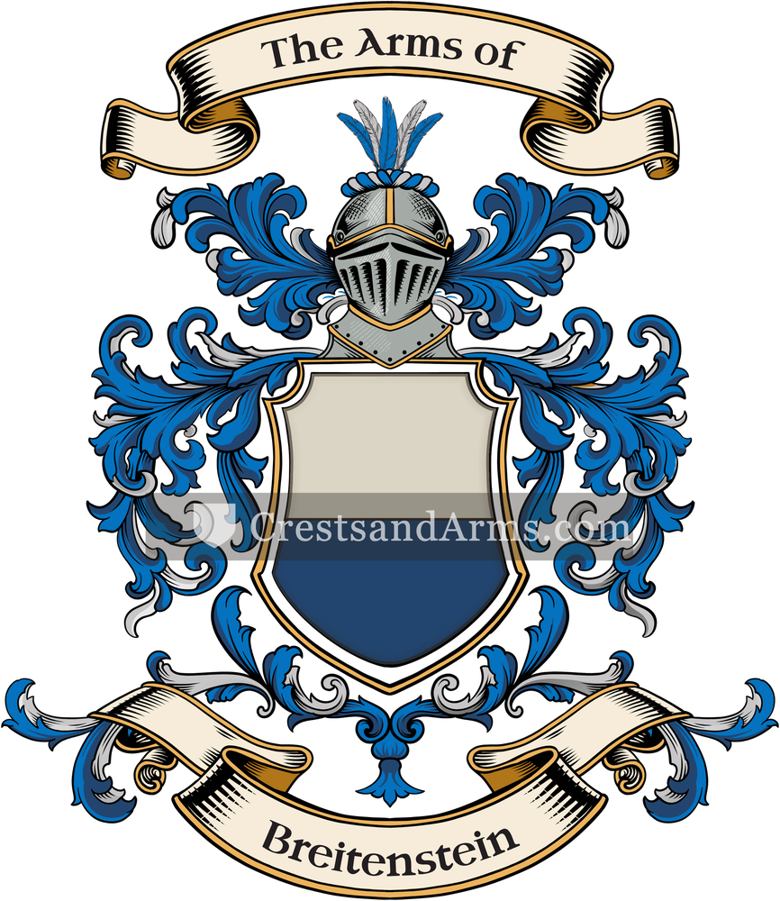 The Breitenstein coat of arms, drawn from the recorded blazon