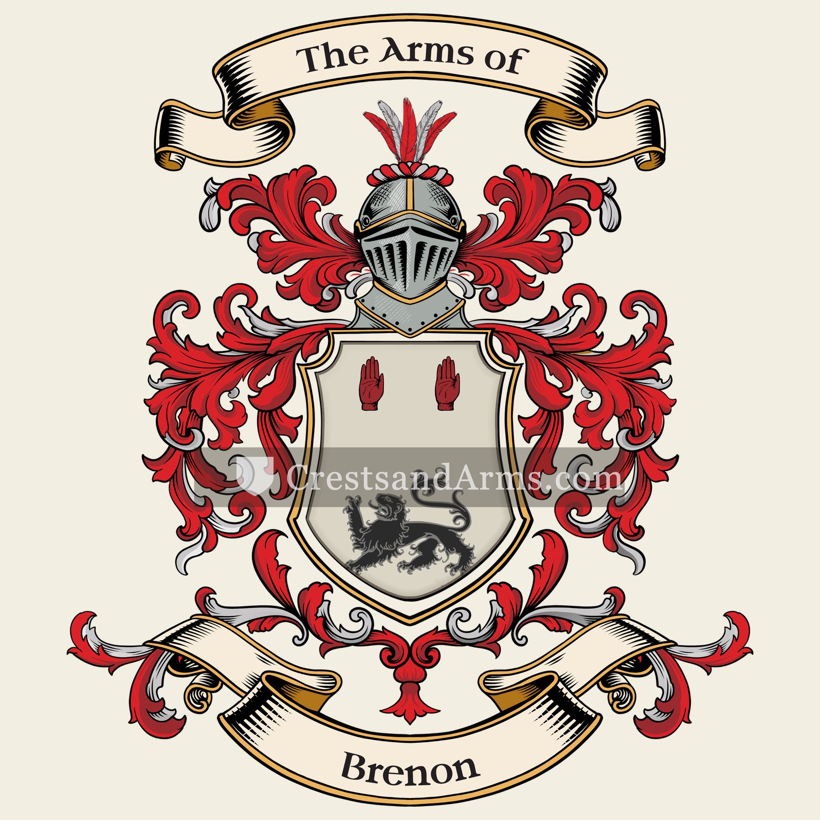 The Brenon coat of arms