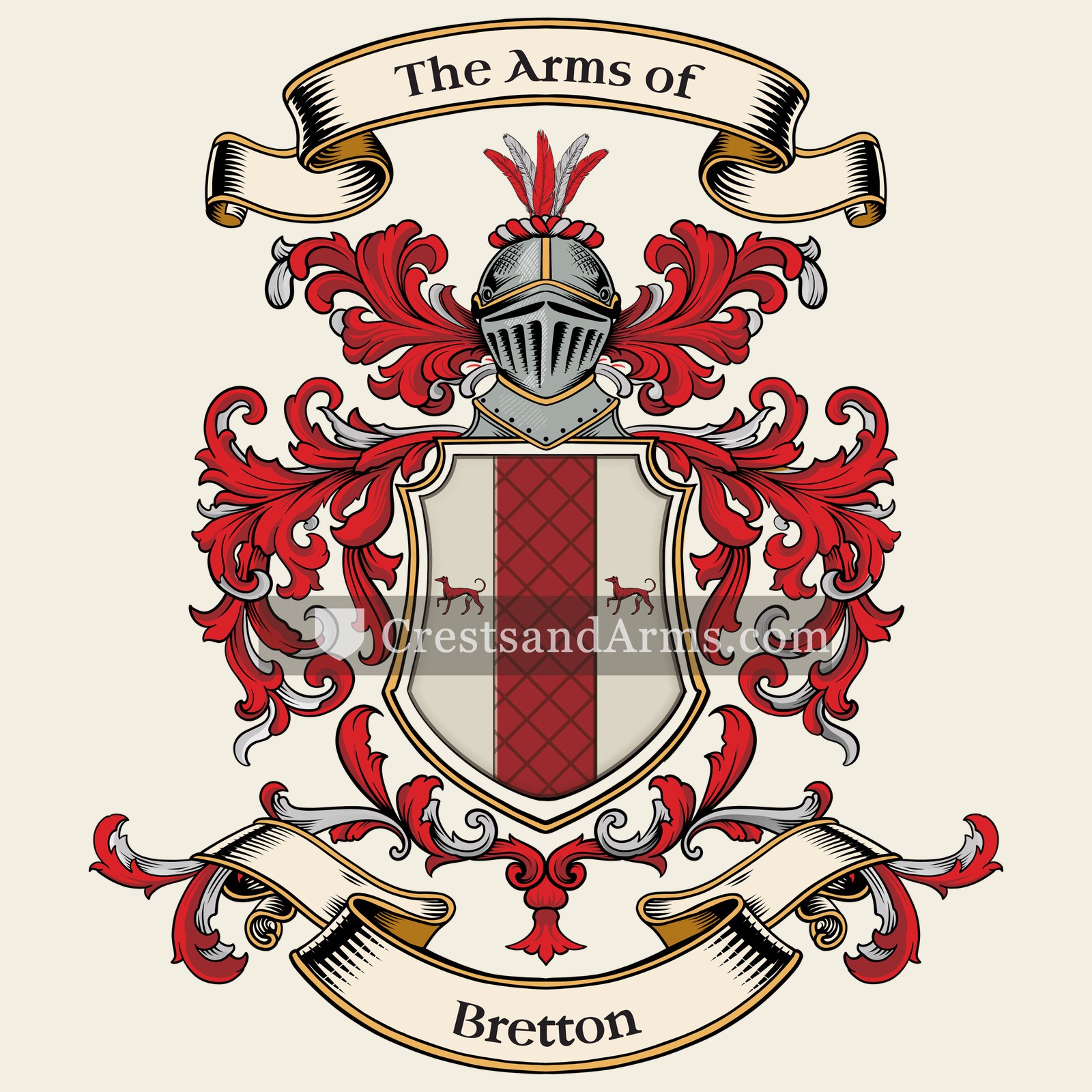 The Bretton coat of arms