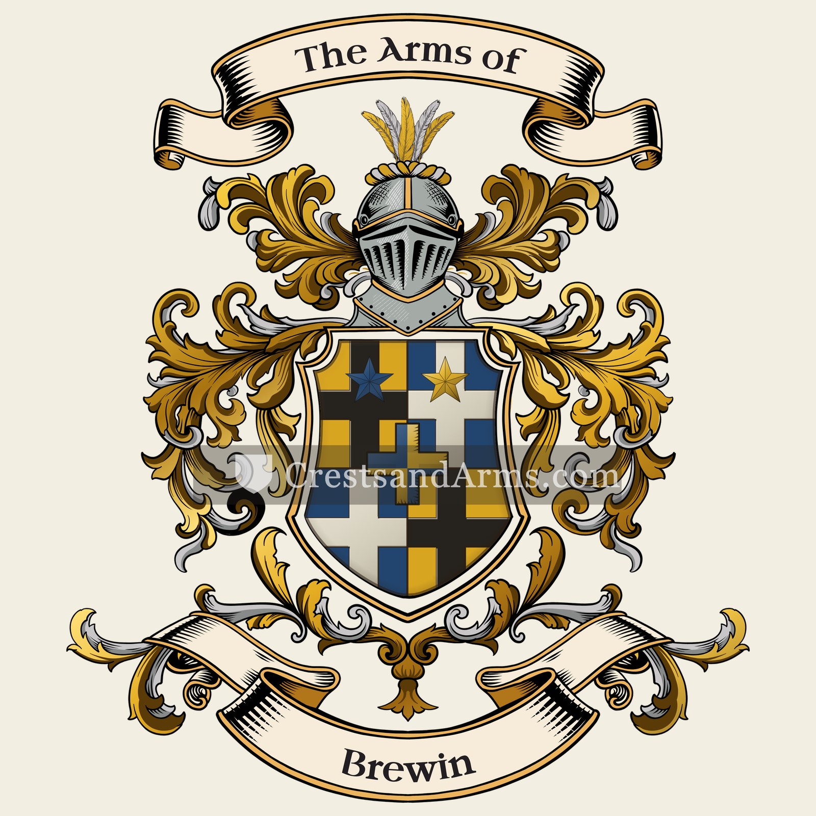 The Brewin coat of arms